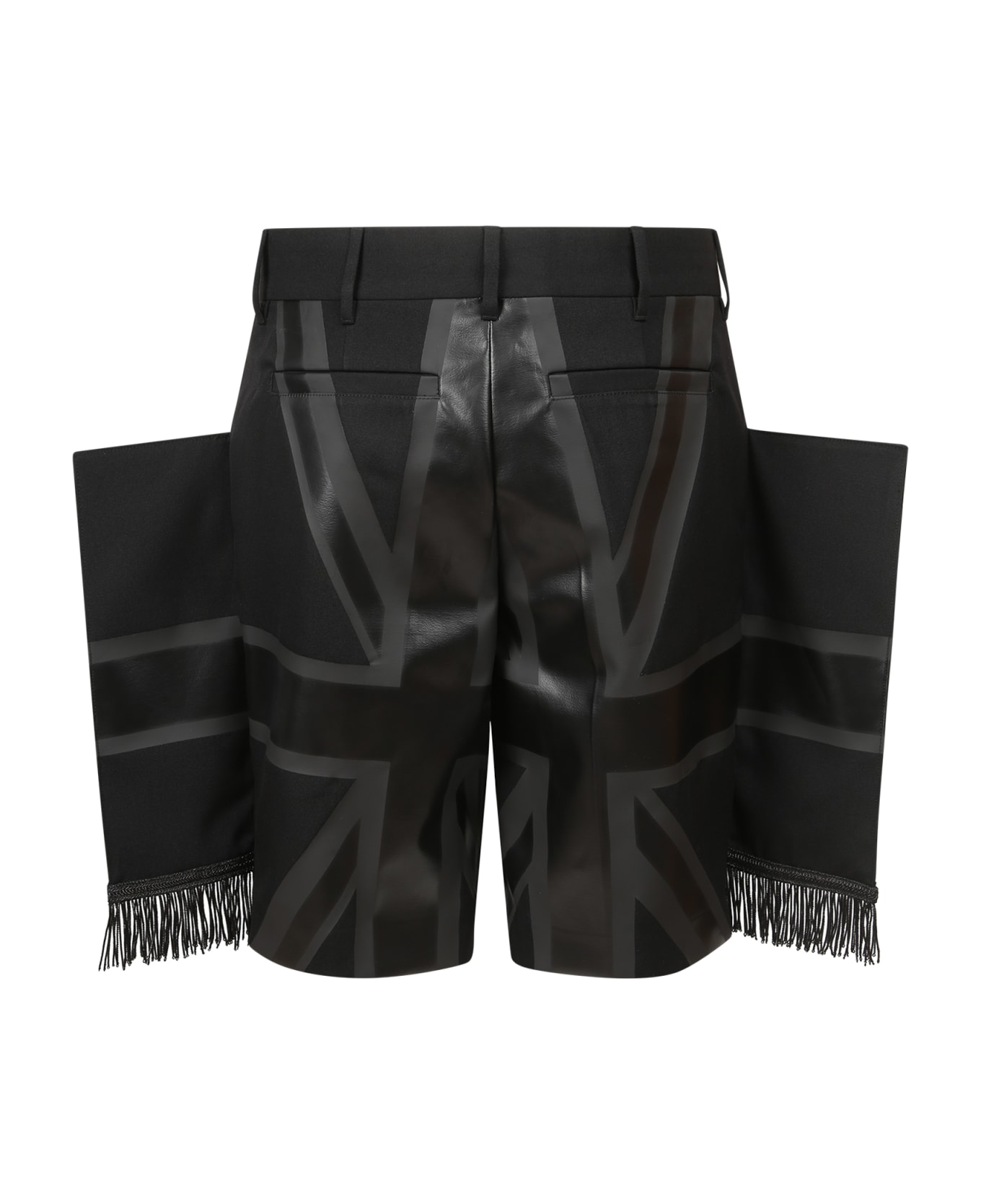 Burberry Fringes Shorts - Black