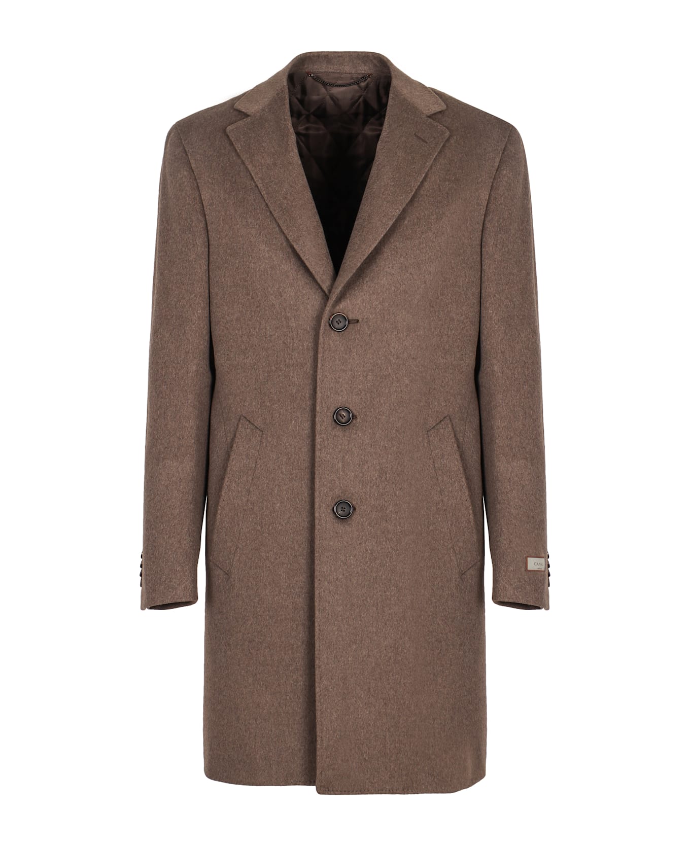 Canali Wool Coat - brown