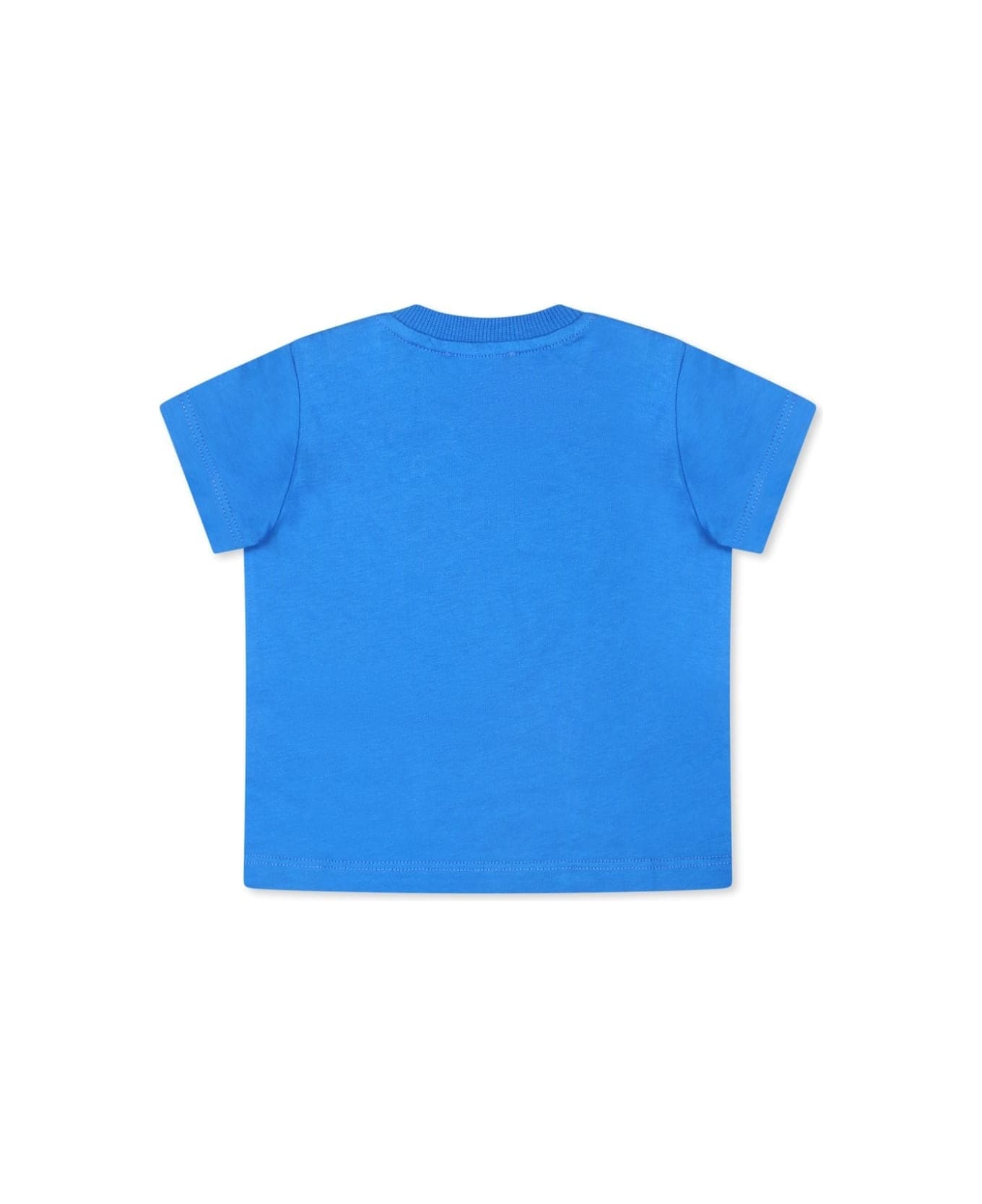 Moschino T-shirt Con Stampa - Light blue