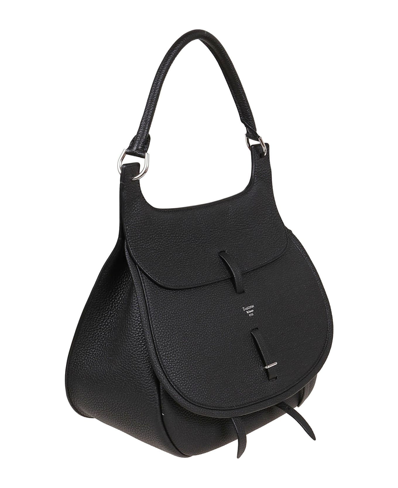 Fontana Couture Leather Bag - Carbon