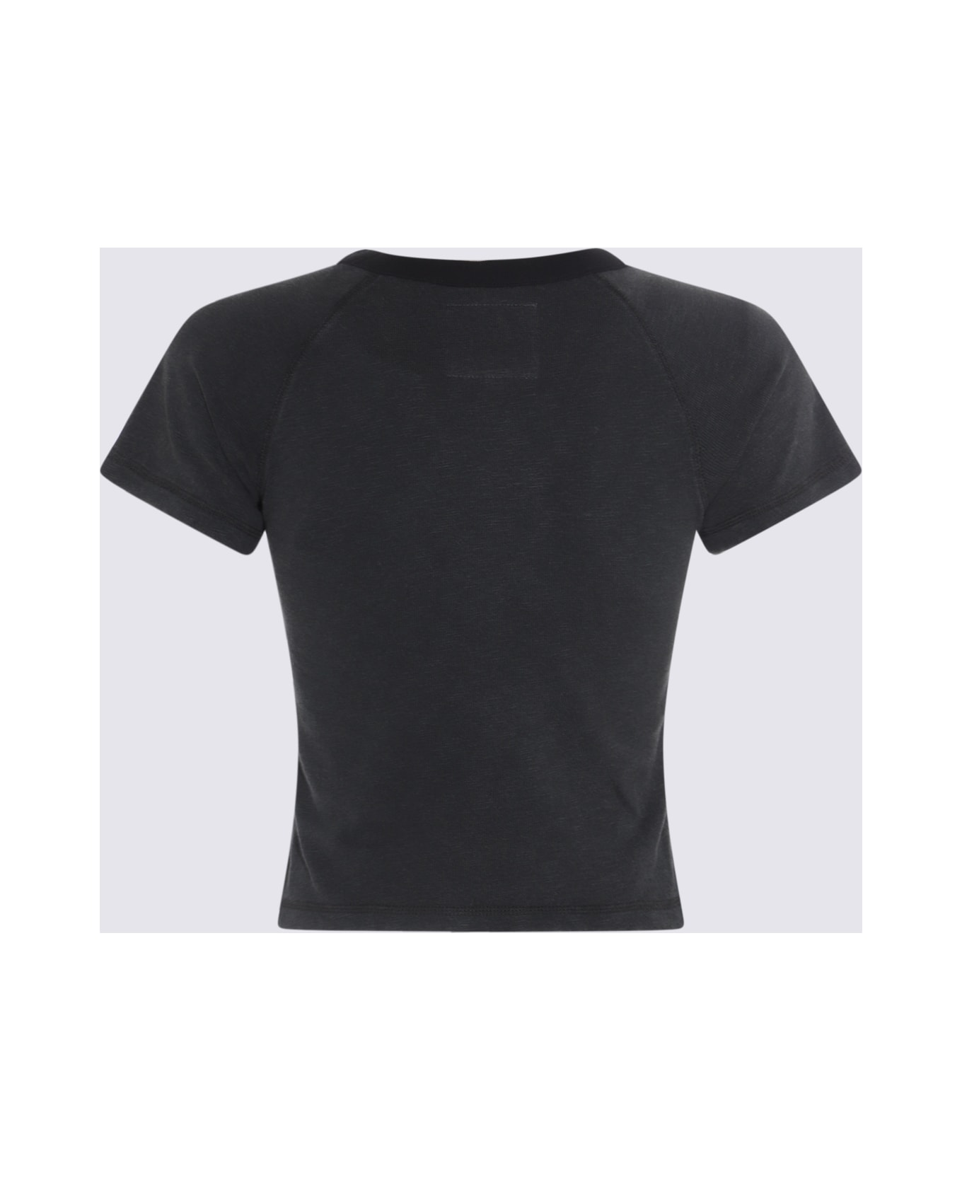 (di)vision Black Cotton T-shirt - Black Tシャツ