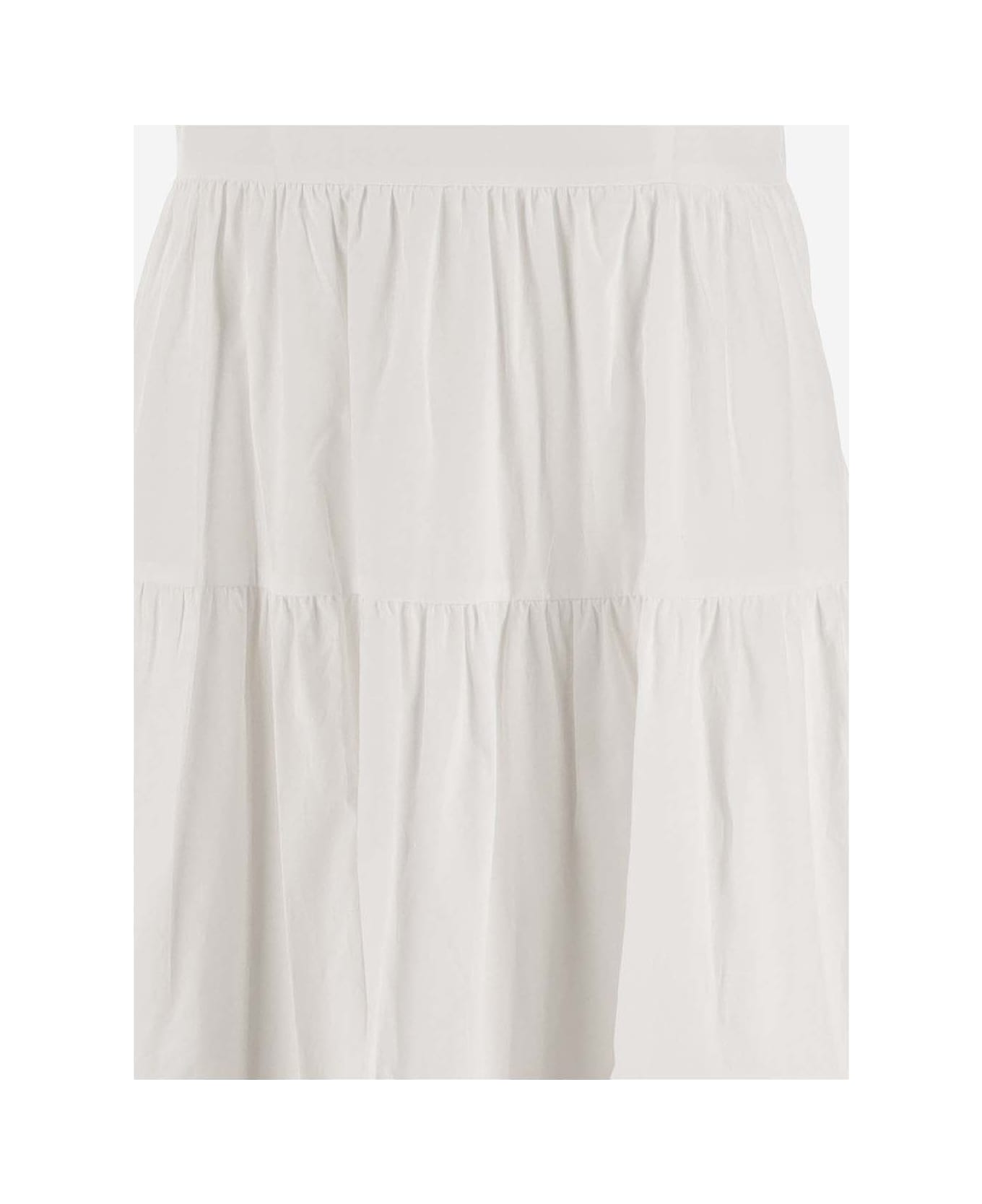 Michael Kors Stretch Cotton Dress - White ワンピース＆ドレス