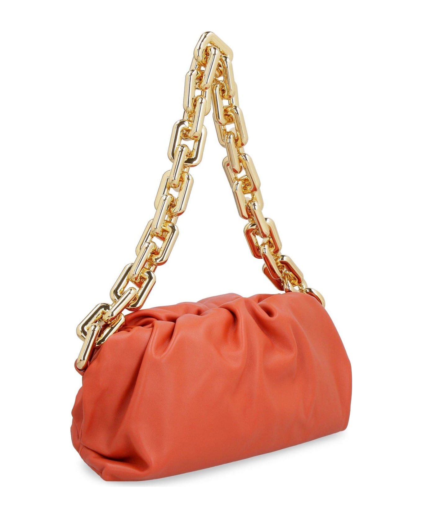 Bottega Veneta The Chain Clutch Bag - Arancione トートバッグ