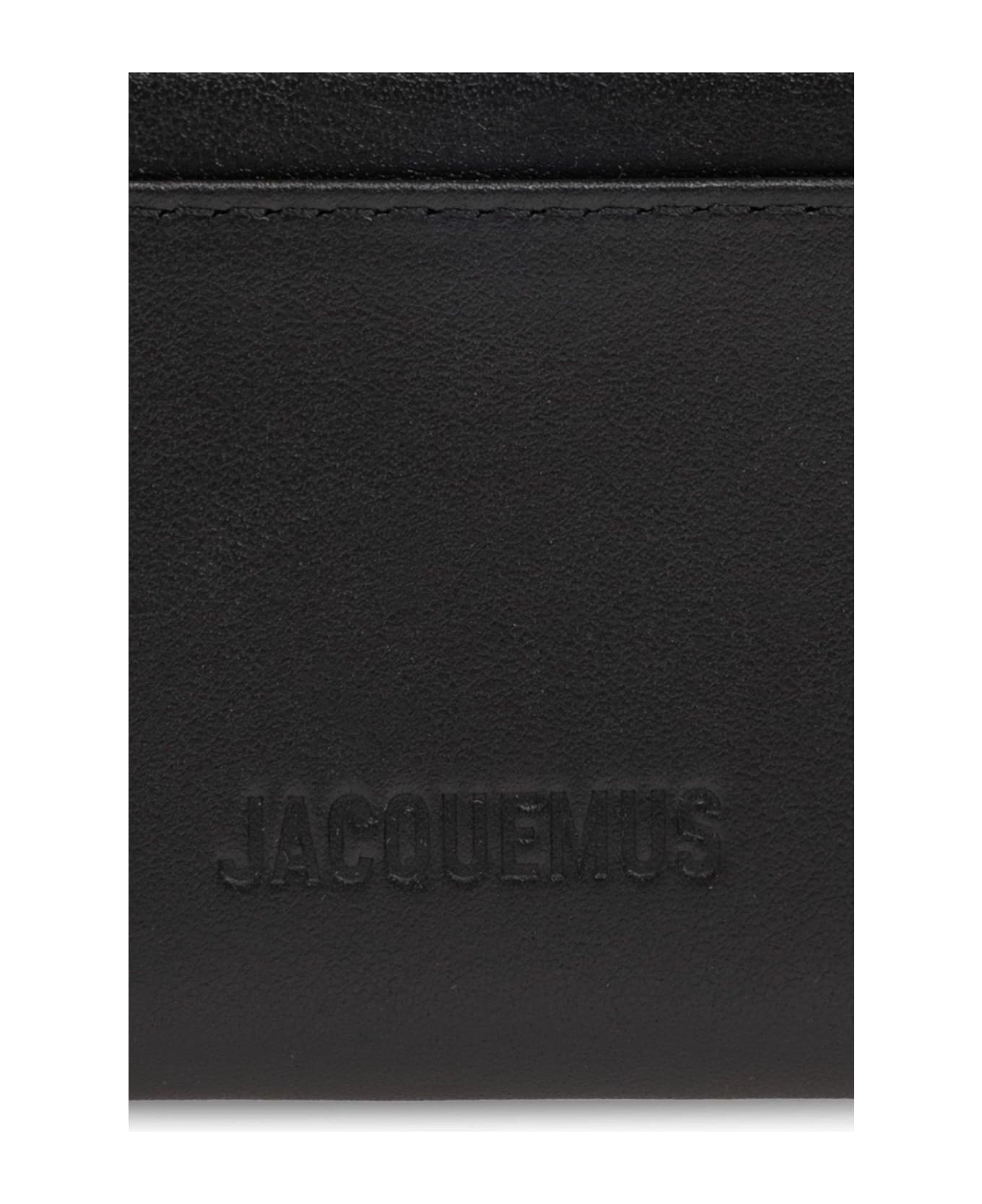 Jacquemus Le Porte-cartes Tourni Knotted Card Holder - Black