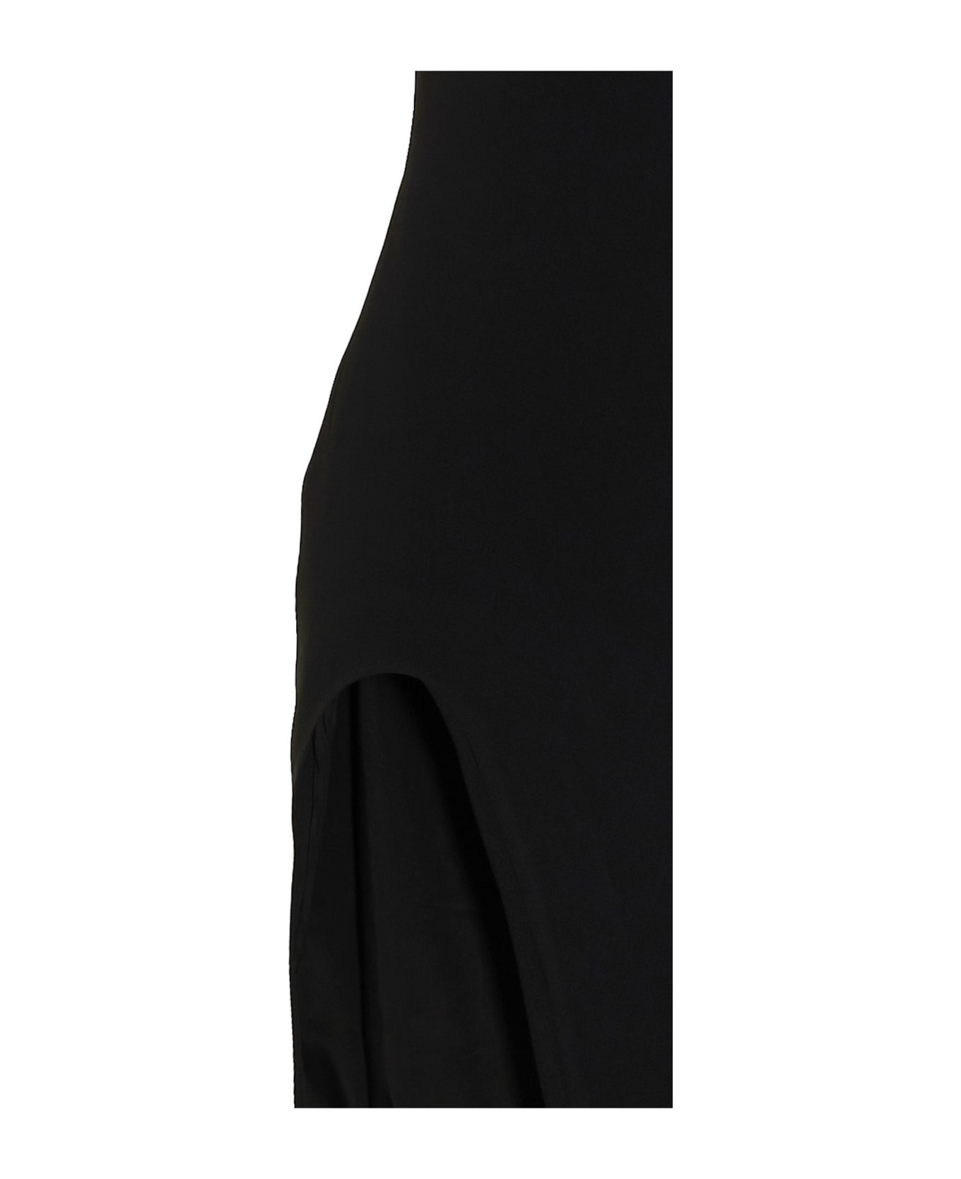 David Koma 'open Leg Cami' Dress - Black  