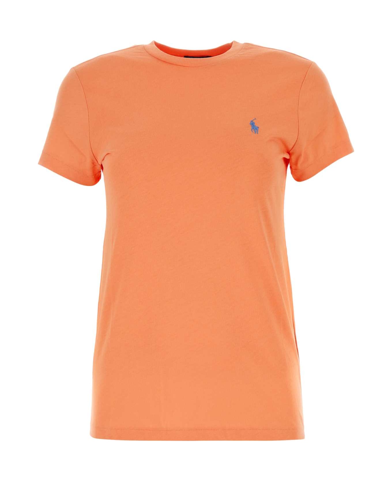 Polo Ralph Lauren Orange Cotton T-shirt - PEACHTREE Tシャツ