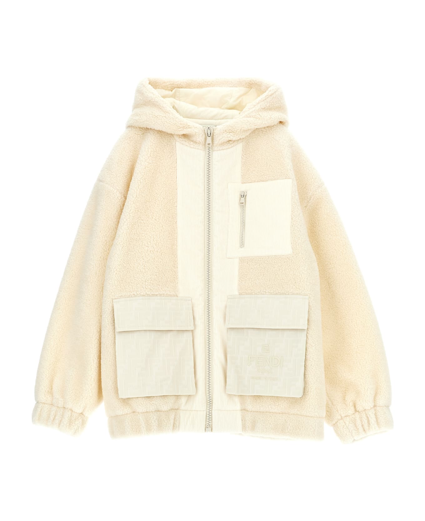 Fendi 'fendi Roma' Jacket - White