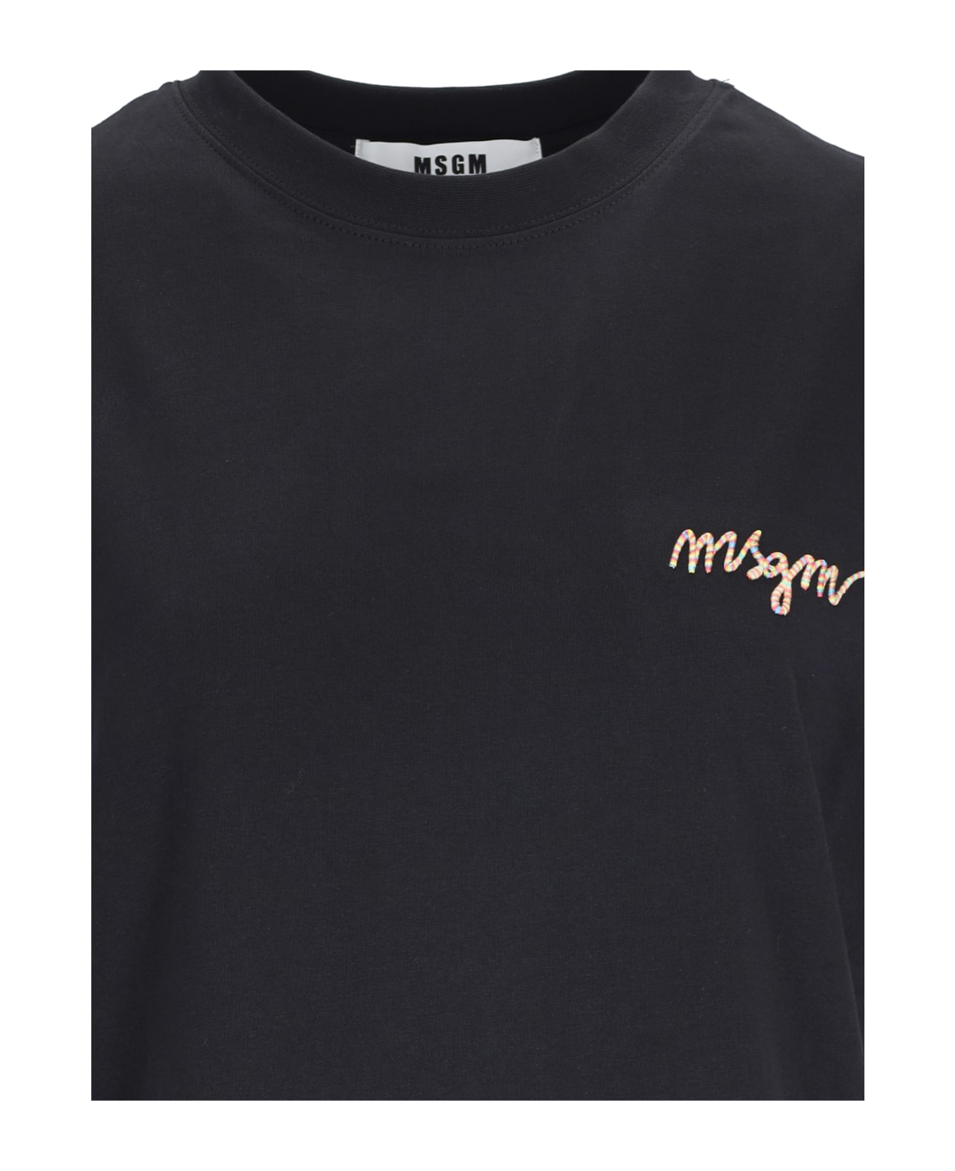MSGM Logo T-shirt - Black  