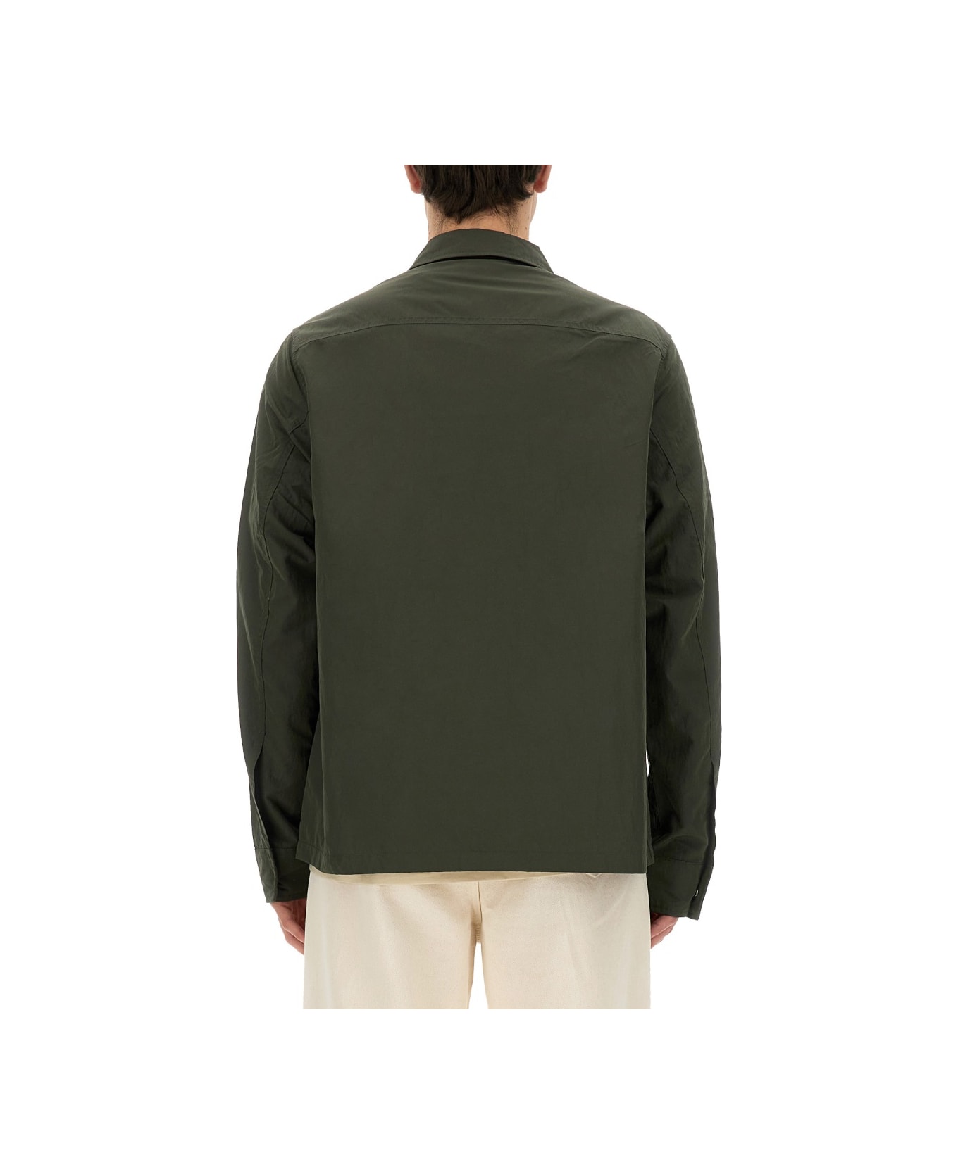Fred Perry Shirt Jacket - MILITARY GREEN