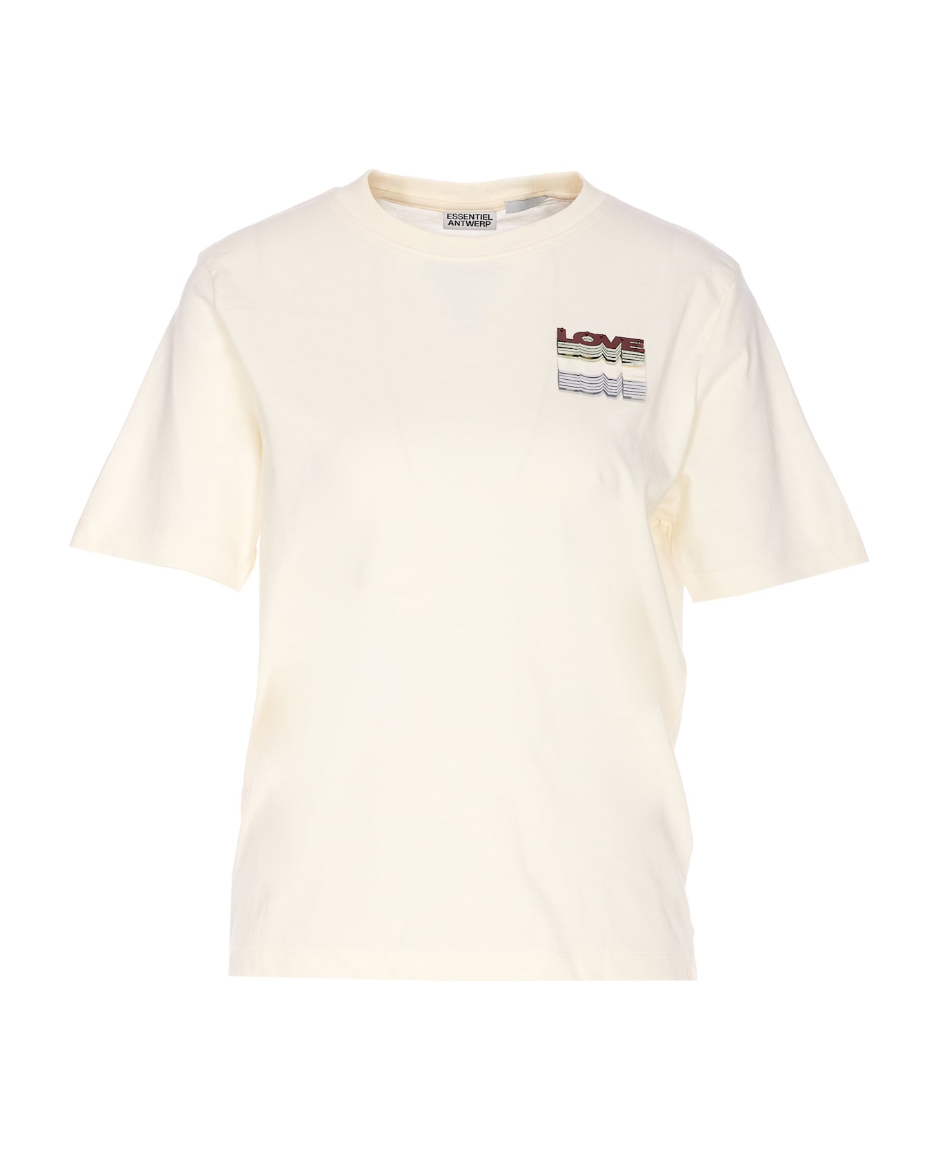 Essentiel Antwerp Imaster Embroideredt-shirt - Beige