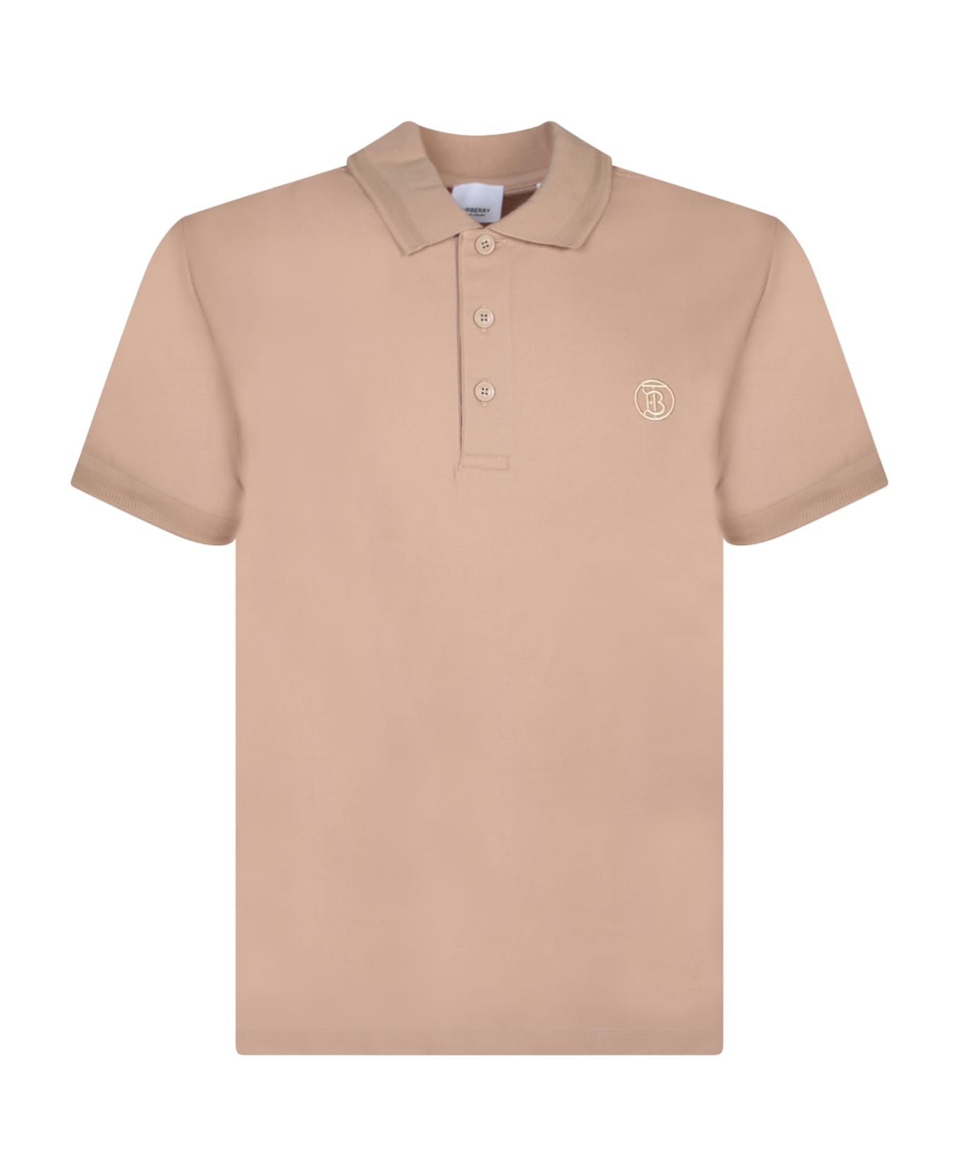 Burberry Eddie Tb Beige Polo Shirt - Brown シャツ