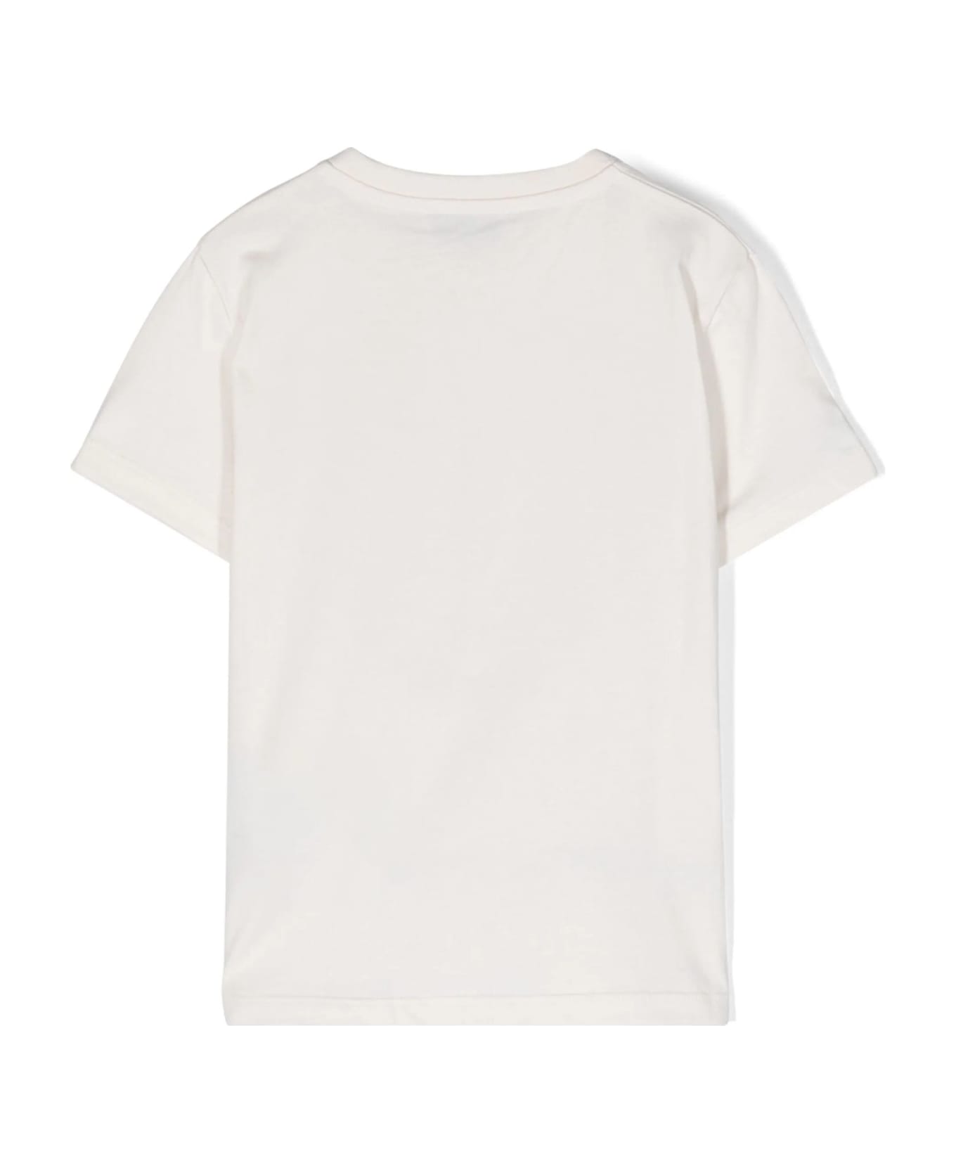 Golden Goose Kids T-shirts And Polos White - White