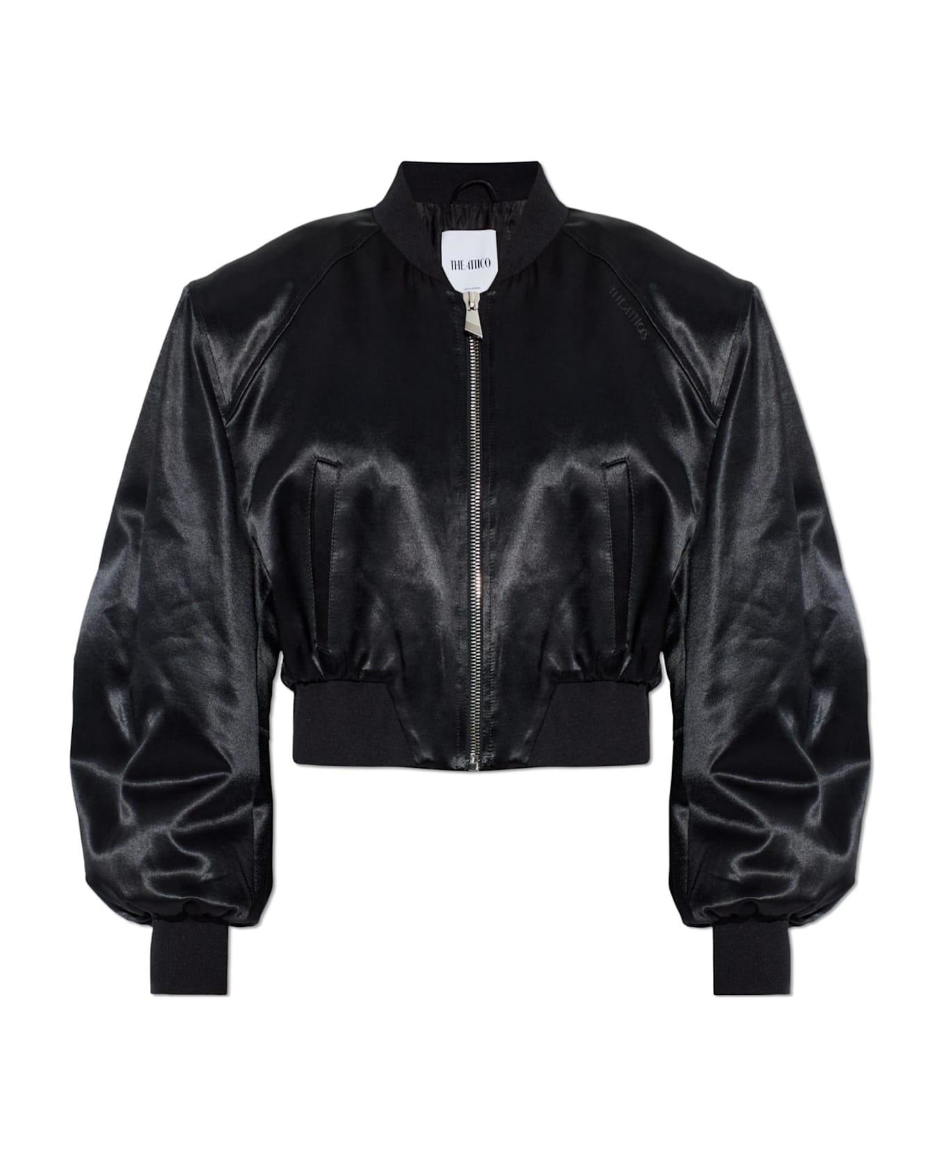 The Attico Bomber Jacket - Black