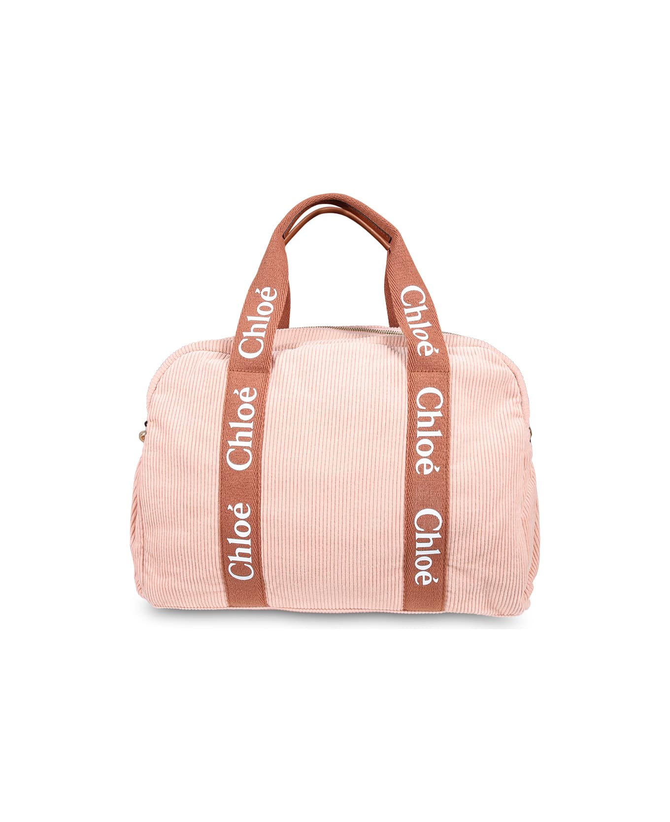 Chloé Pink Changing Bag For Baby Girl With Logob - Pink