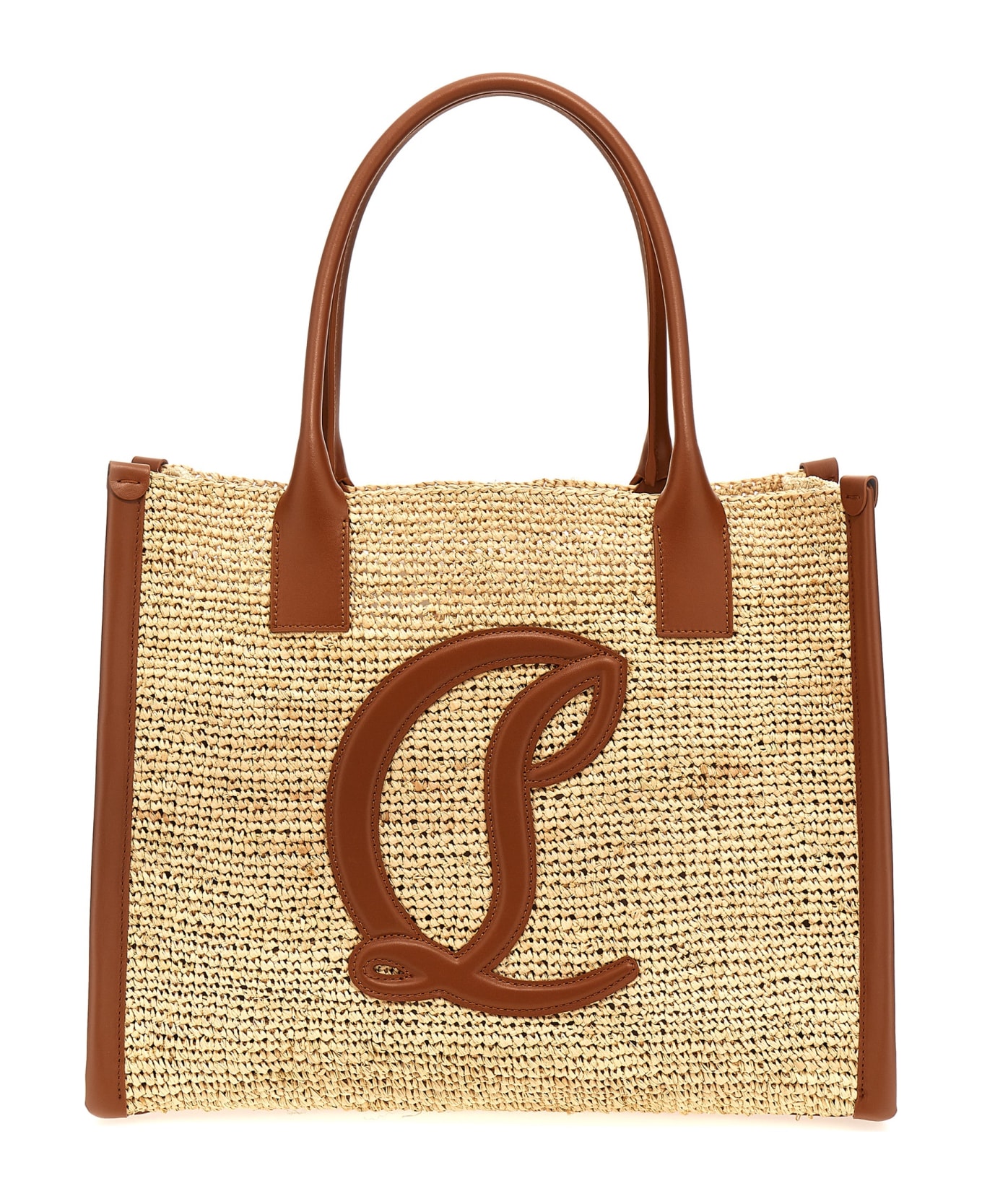 Christian Louboutin 'by My Sid' Big Shopping Bag - Natural/cuoio