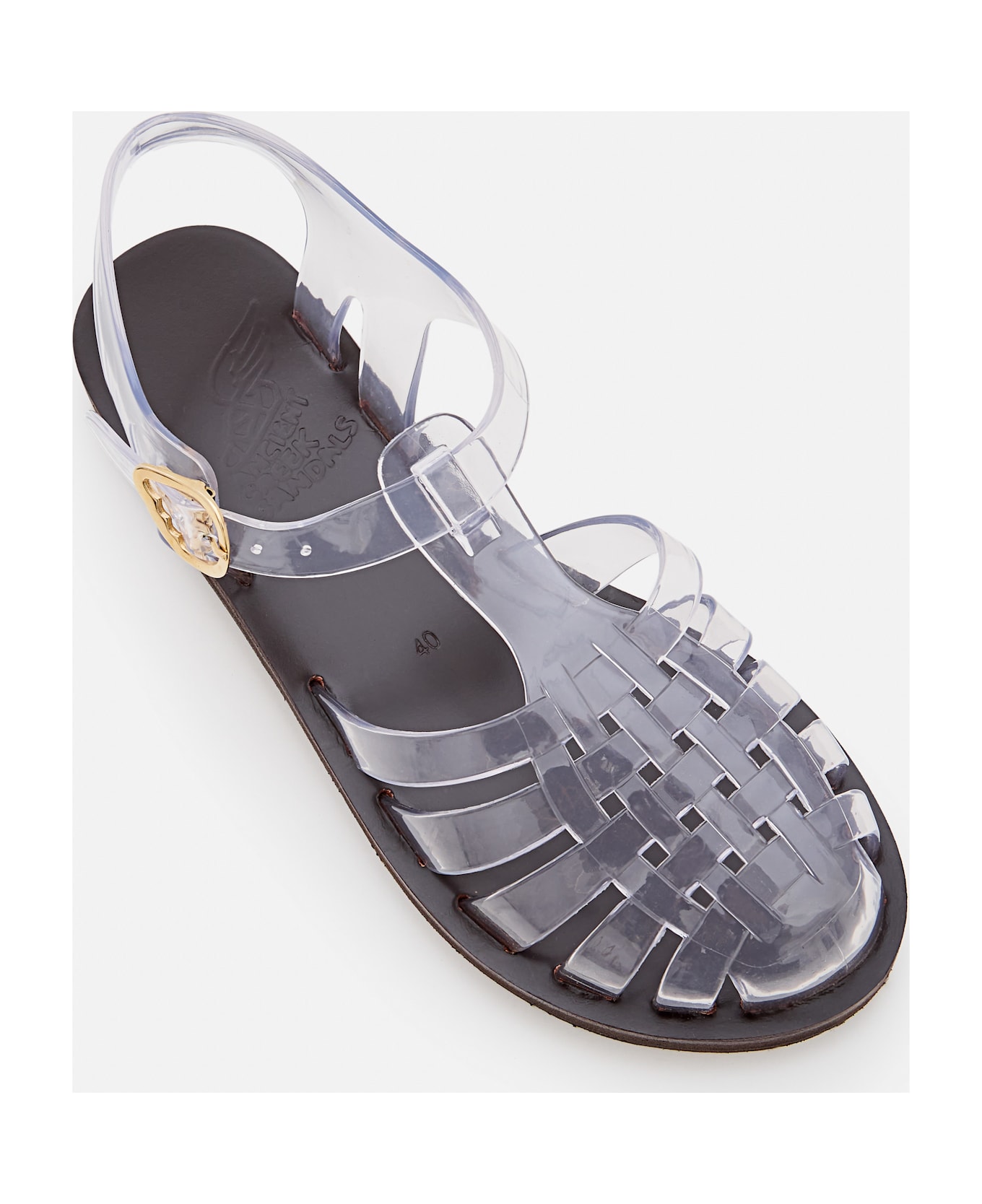 Ancient Greek Sandals Homeria Jelly - Grey