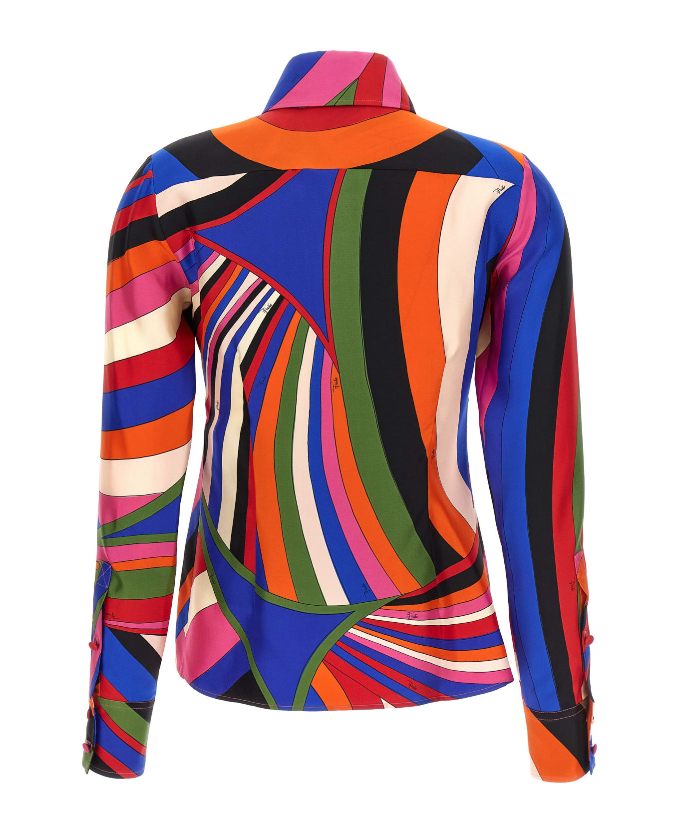 Pucci 'silk Twill' Shirt - MultiColour