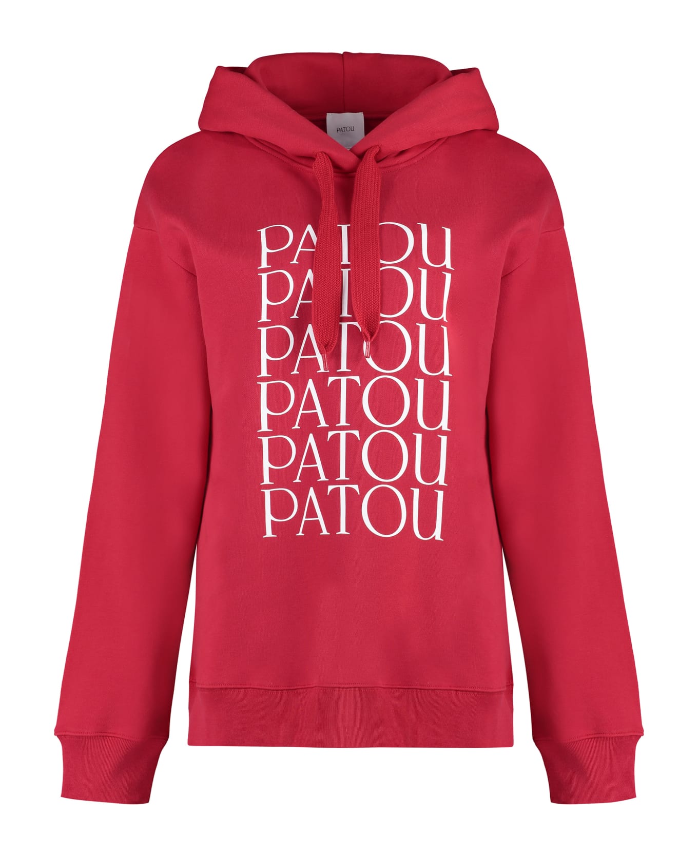 Patou Cotton Hoodie - red
