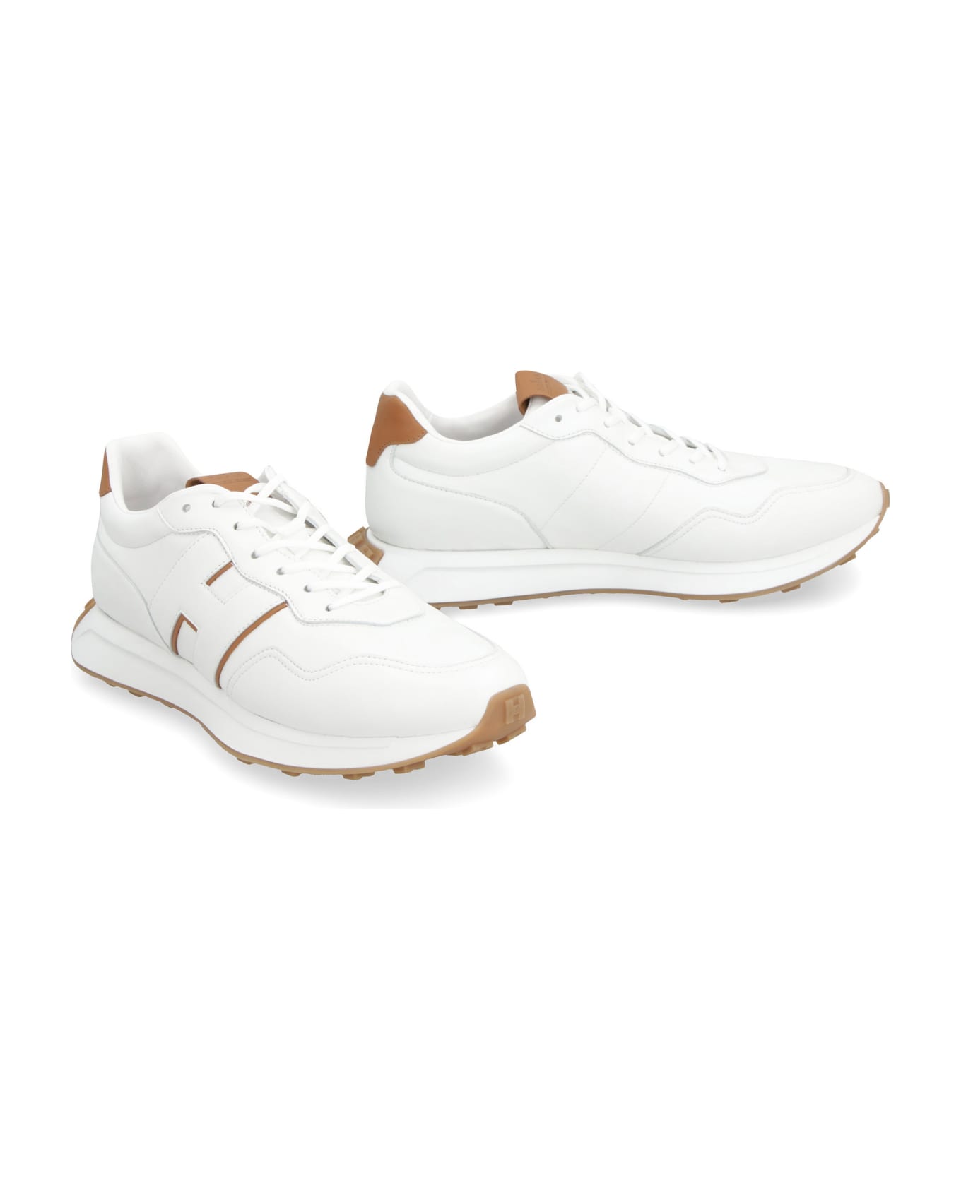 Hogan H601 Leather Low-top Sneakers - White