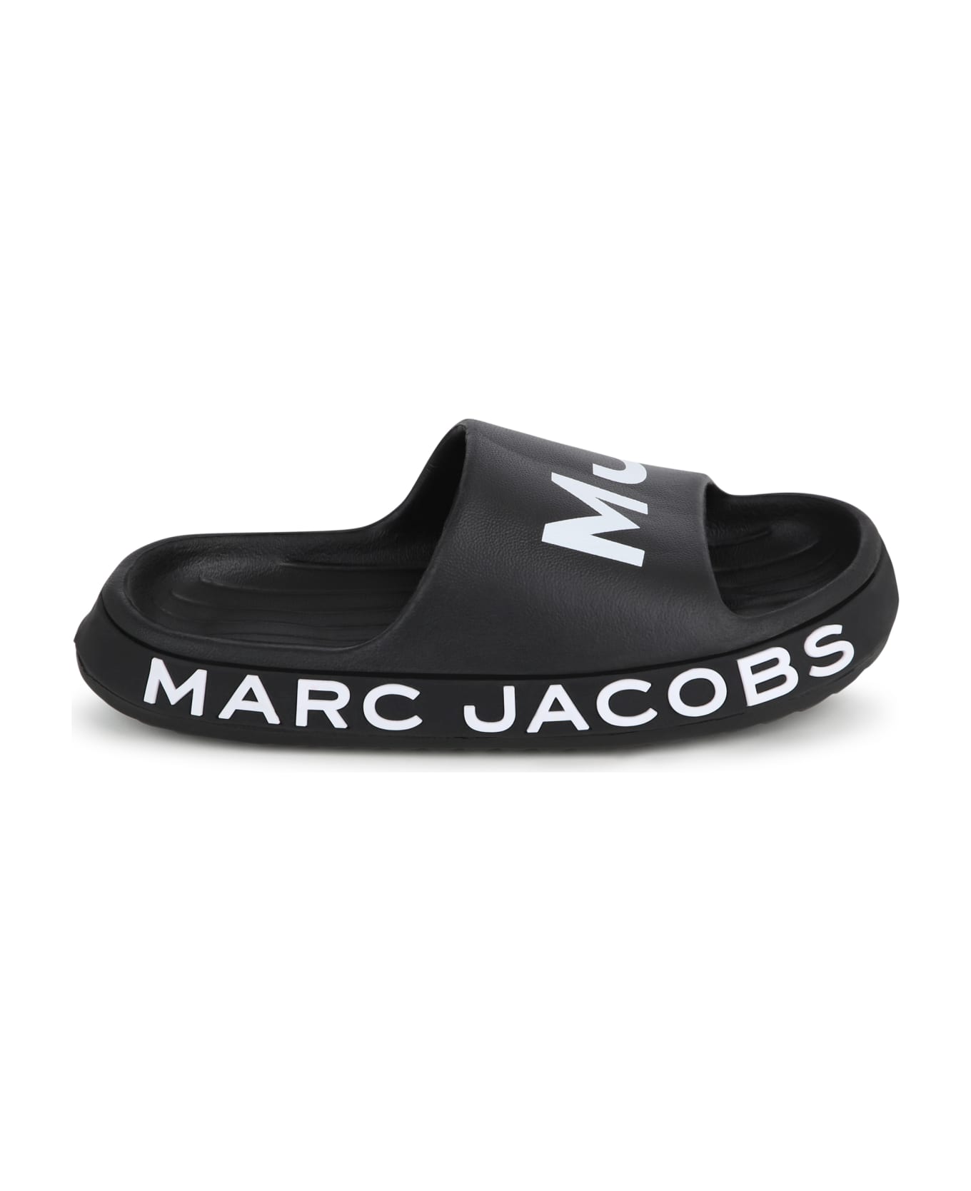 Marc Jacobs Ciabatte Con Logo - Black シューズ