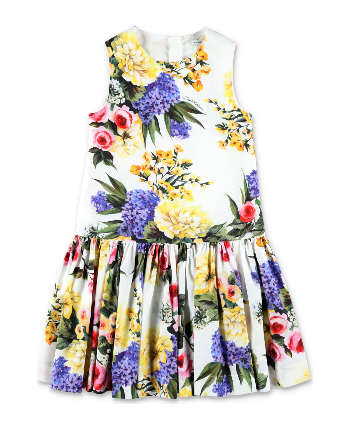Dolce & Gabbana Print Poplin Mini Dress - GARDEN