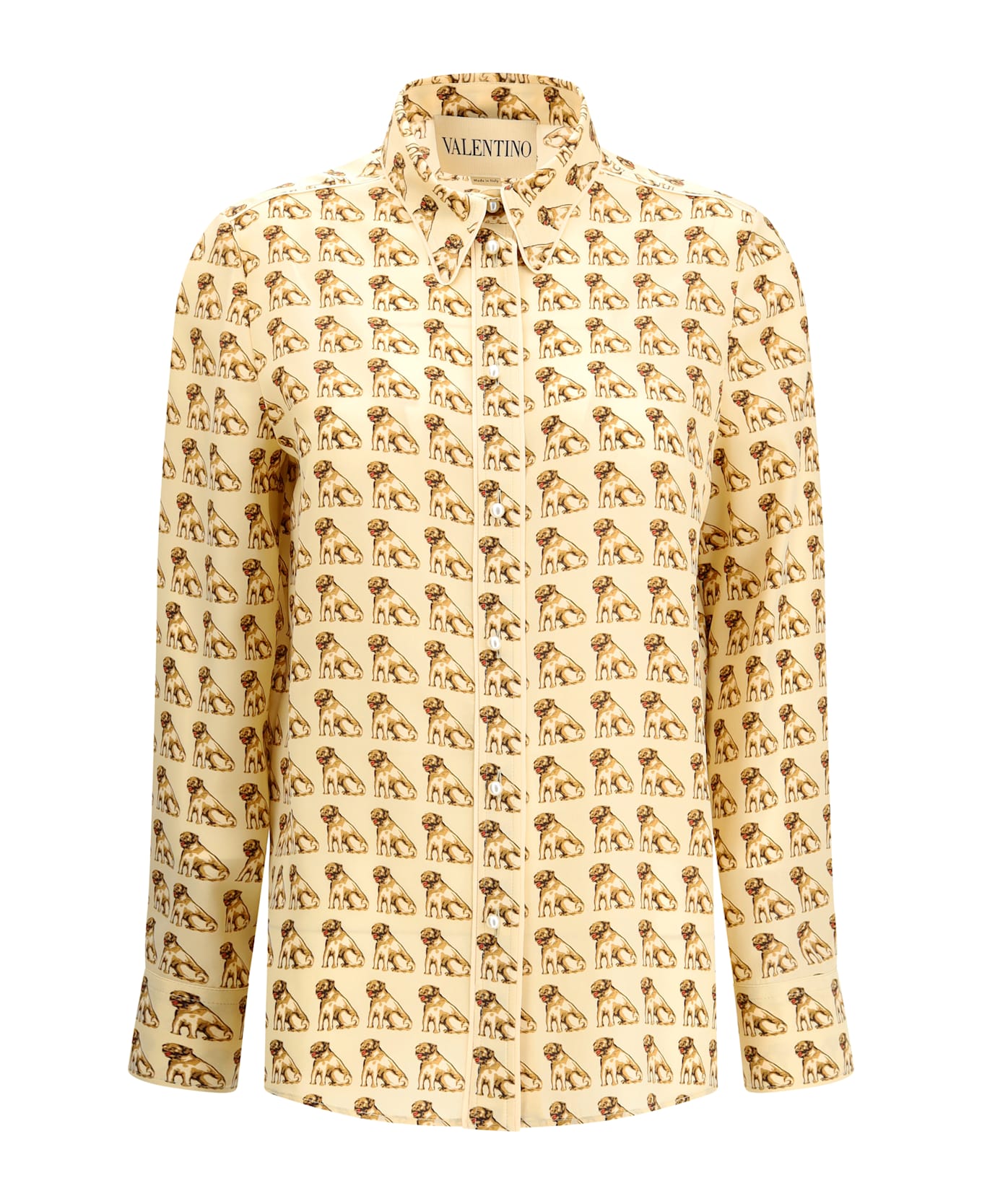 Valentino Silk Crepe De Chine Shirt
