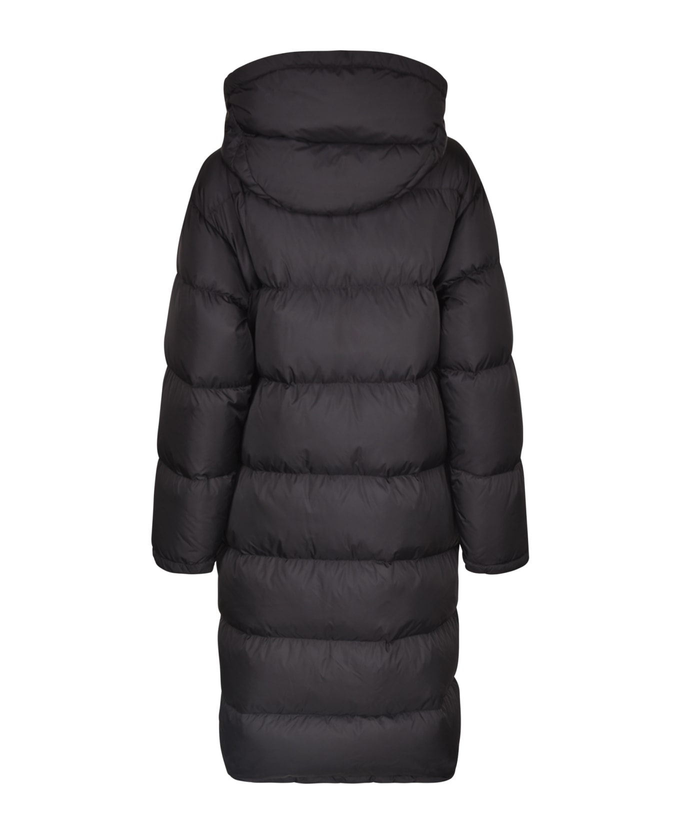 Aspesi Hooded Puffer Coat - Black