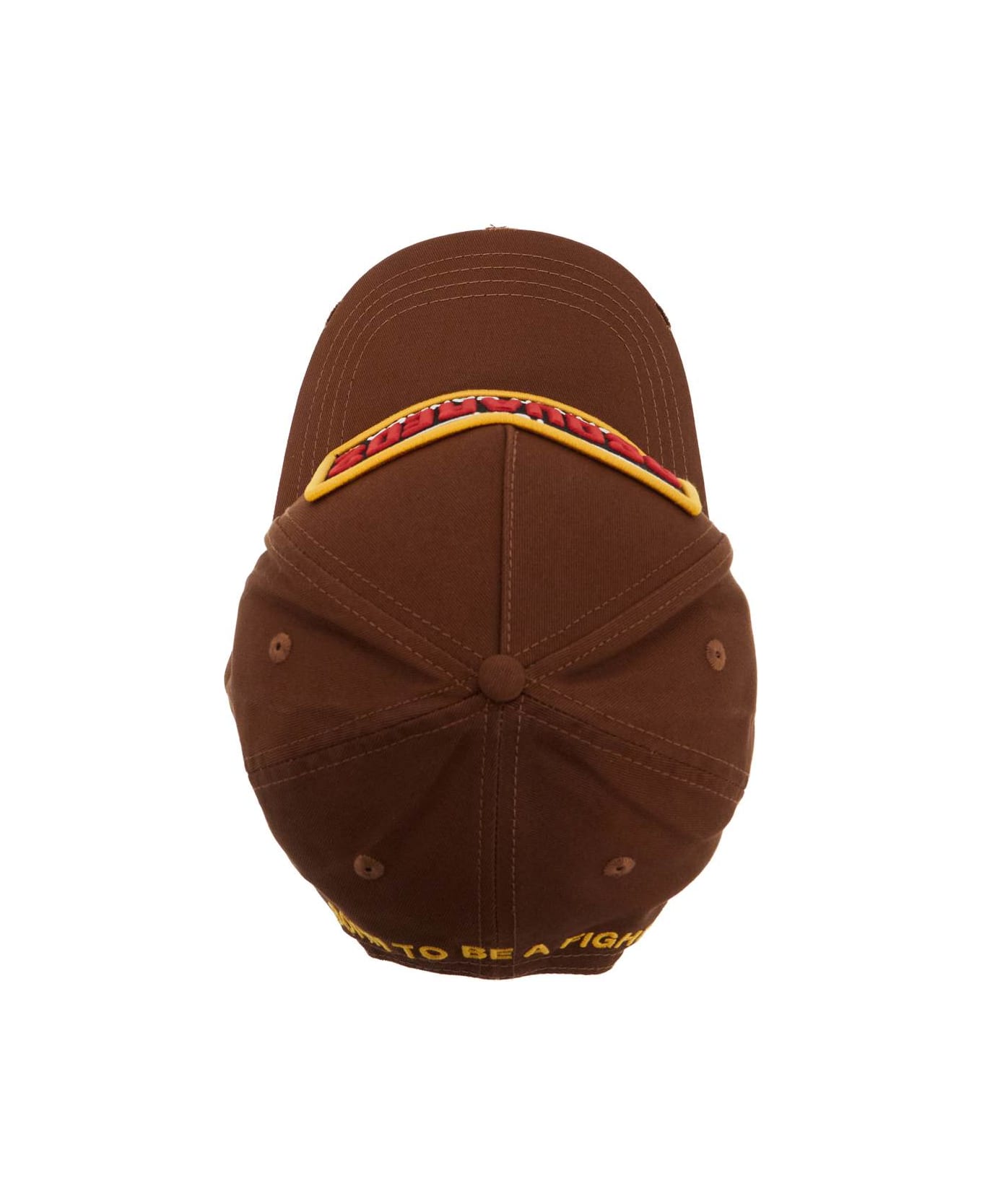 Dsquared2 Baseball Cap With Logo Patch - NOCCIOLA (Brown)