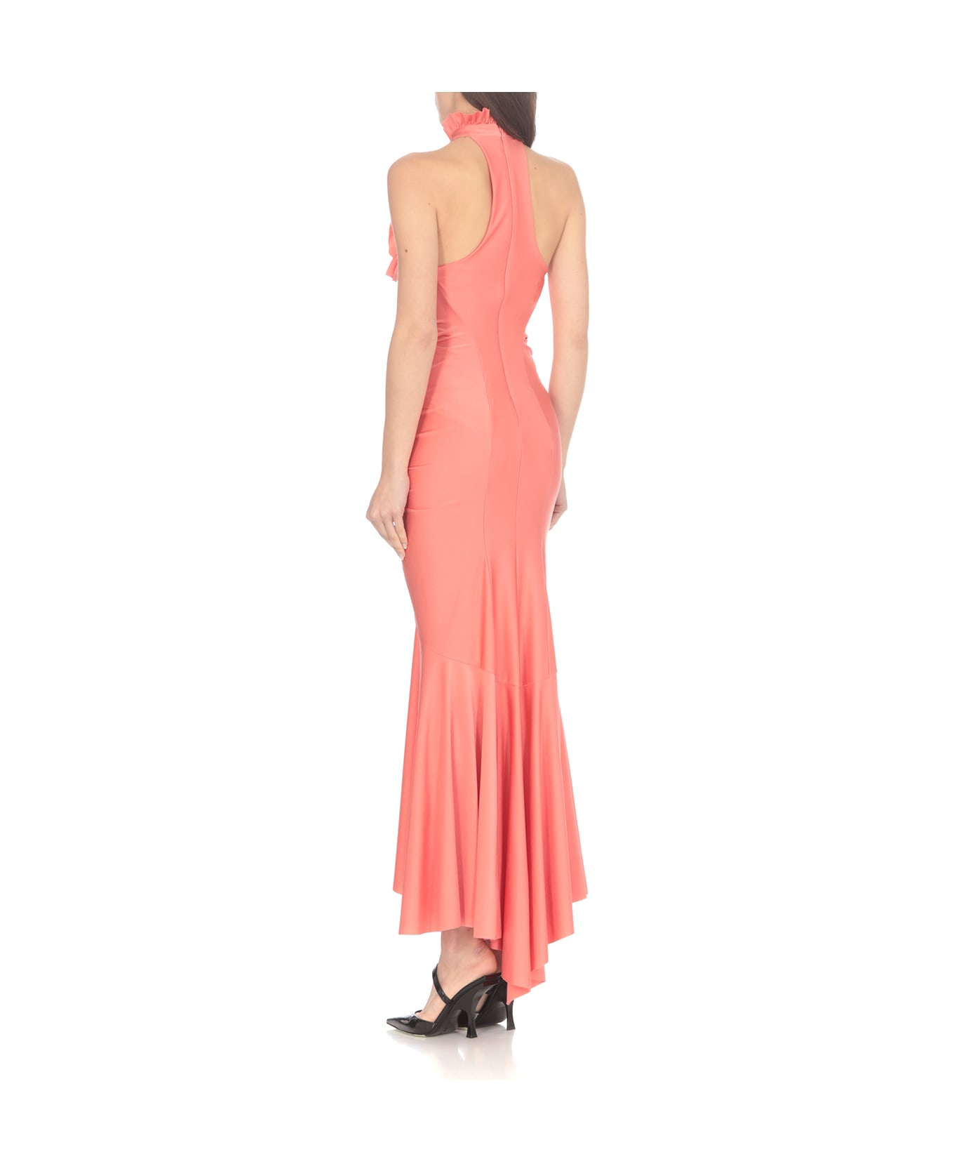 Philosophy di Lorenzo Serafini Ruffled Dress - Pink ワンピース＆ドレス