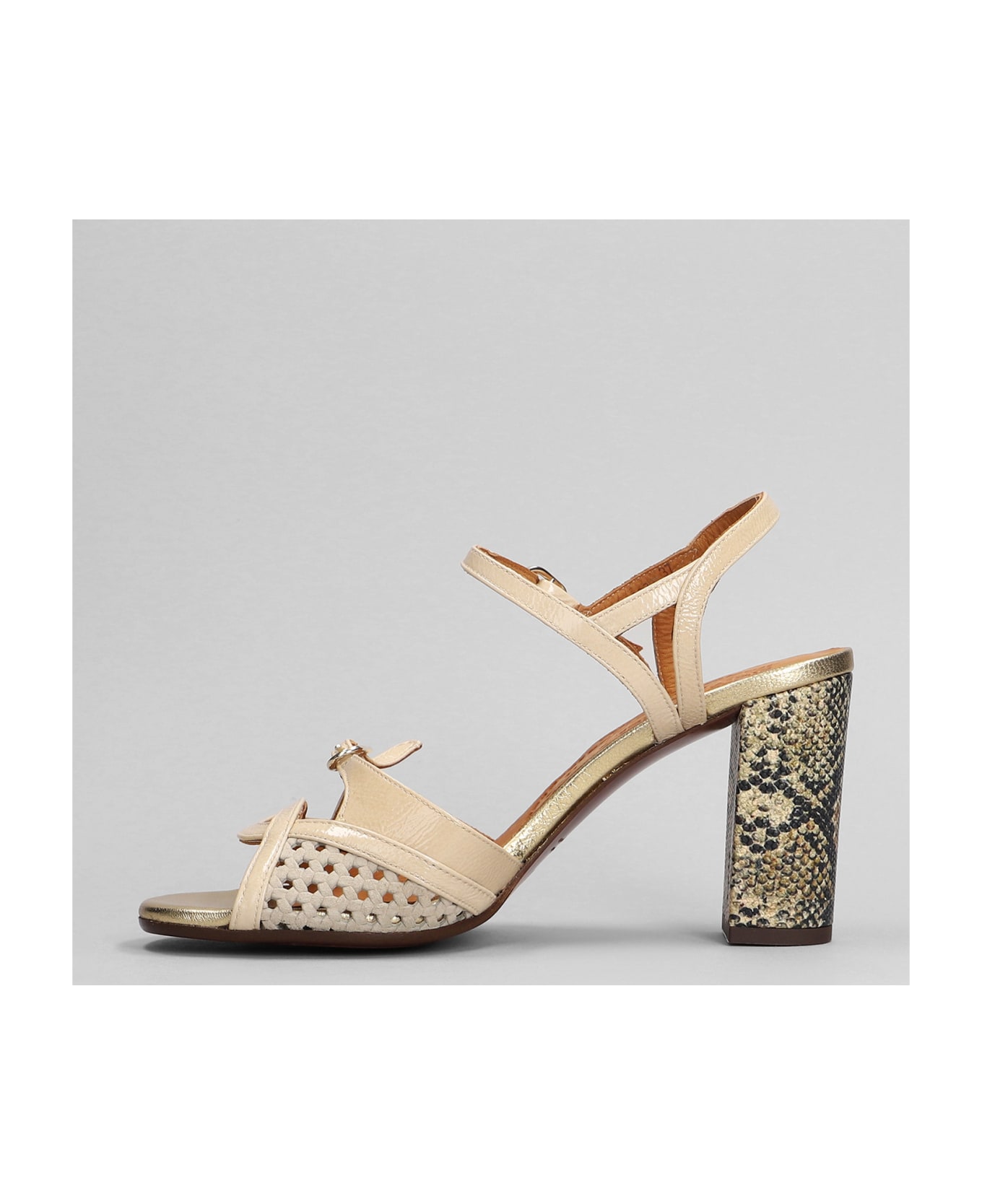 Chie Mihara Bindi Sandals In Beige Leather - beige サンダル
