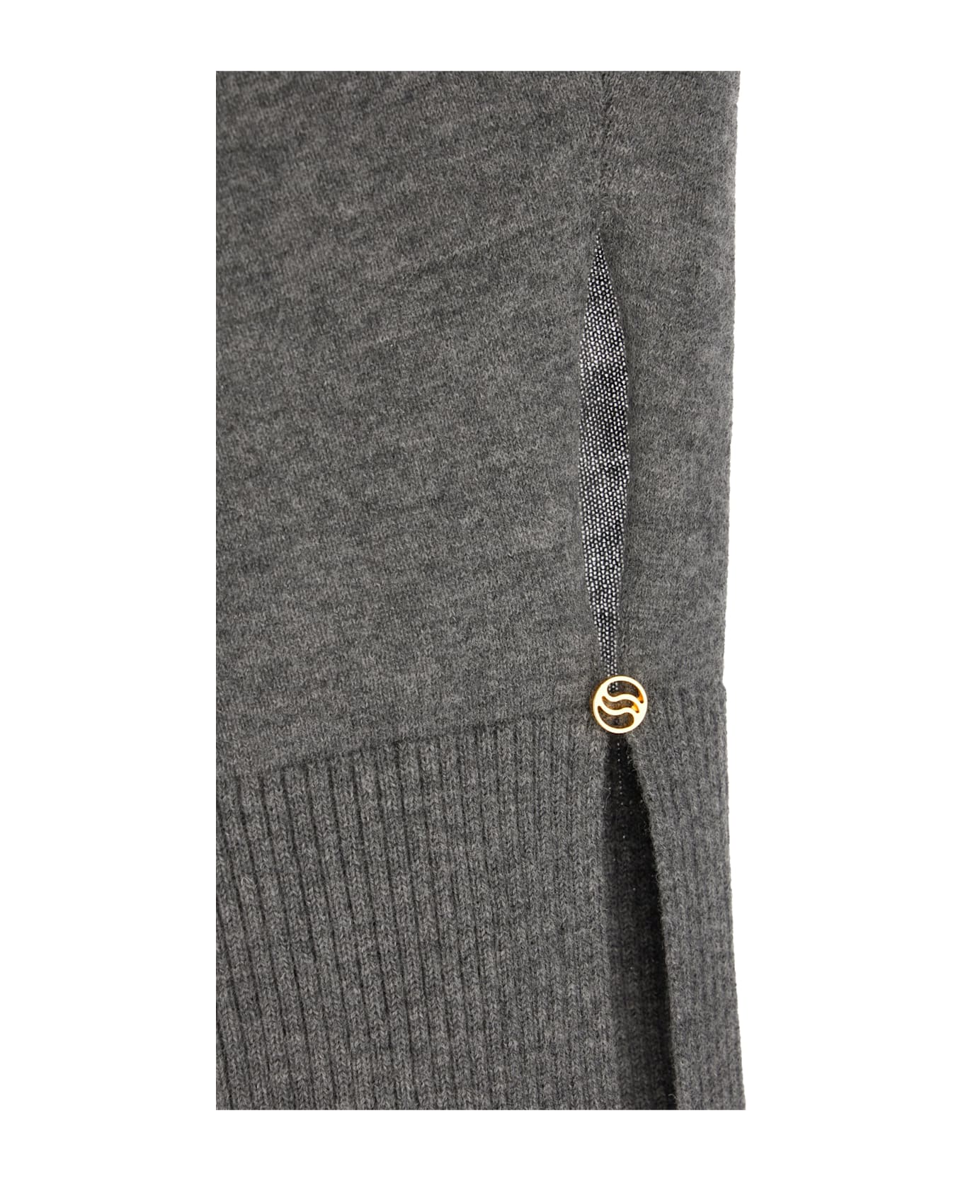 Stella McCartney Dark Grey Wool Sweater - GREY