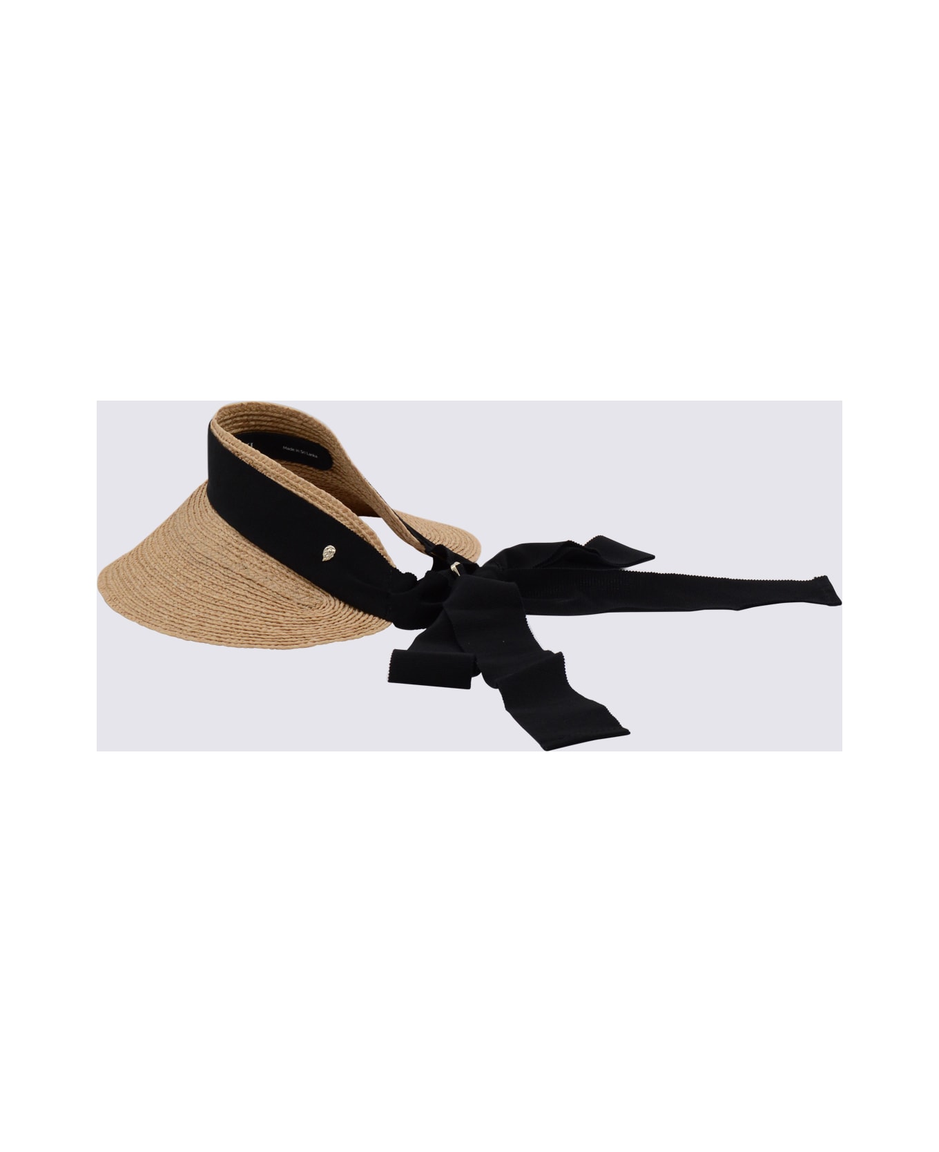 Helen Kaminski Natural And Black Raffia Sabina Hat