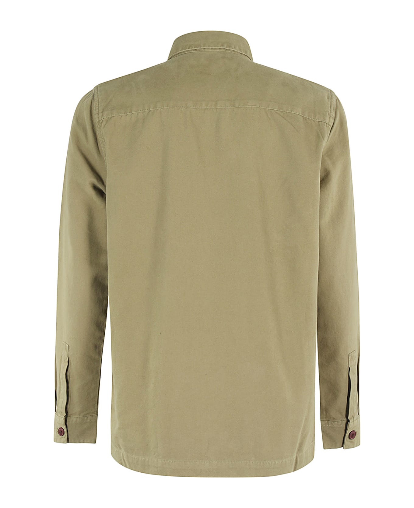 Barbour Washed Overshirt - Bleached Olive シャツ