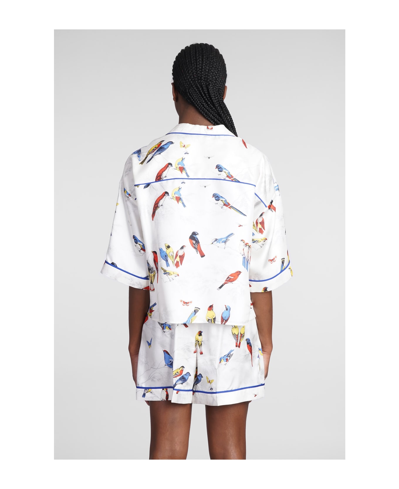 RED Valentino Shirt In White Silk - white