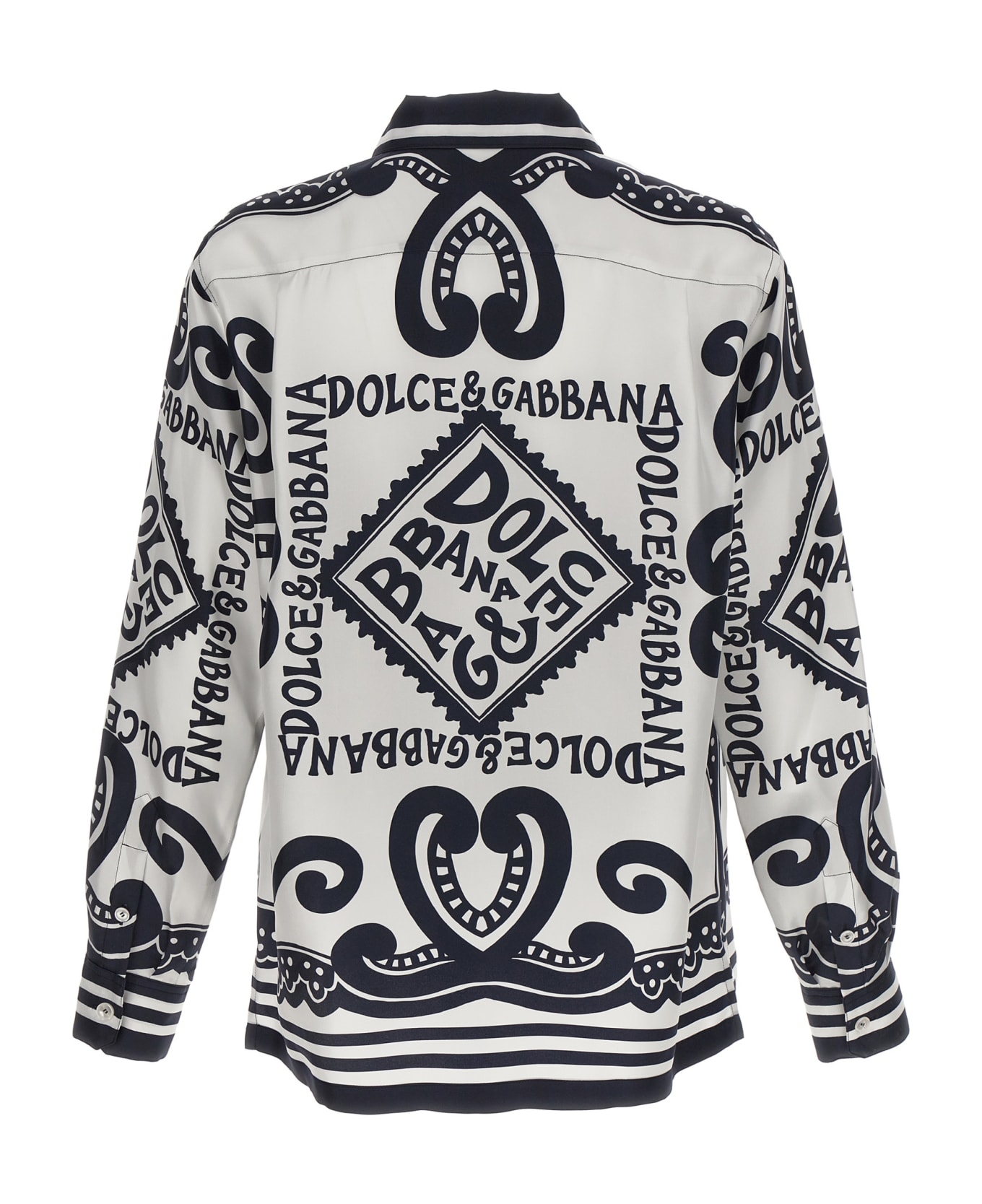 Dolce & Gabbana 'marina' Shirt - White/Black シャツ