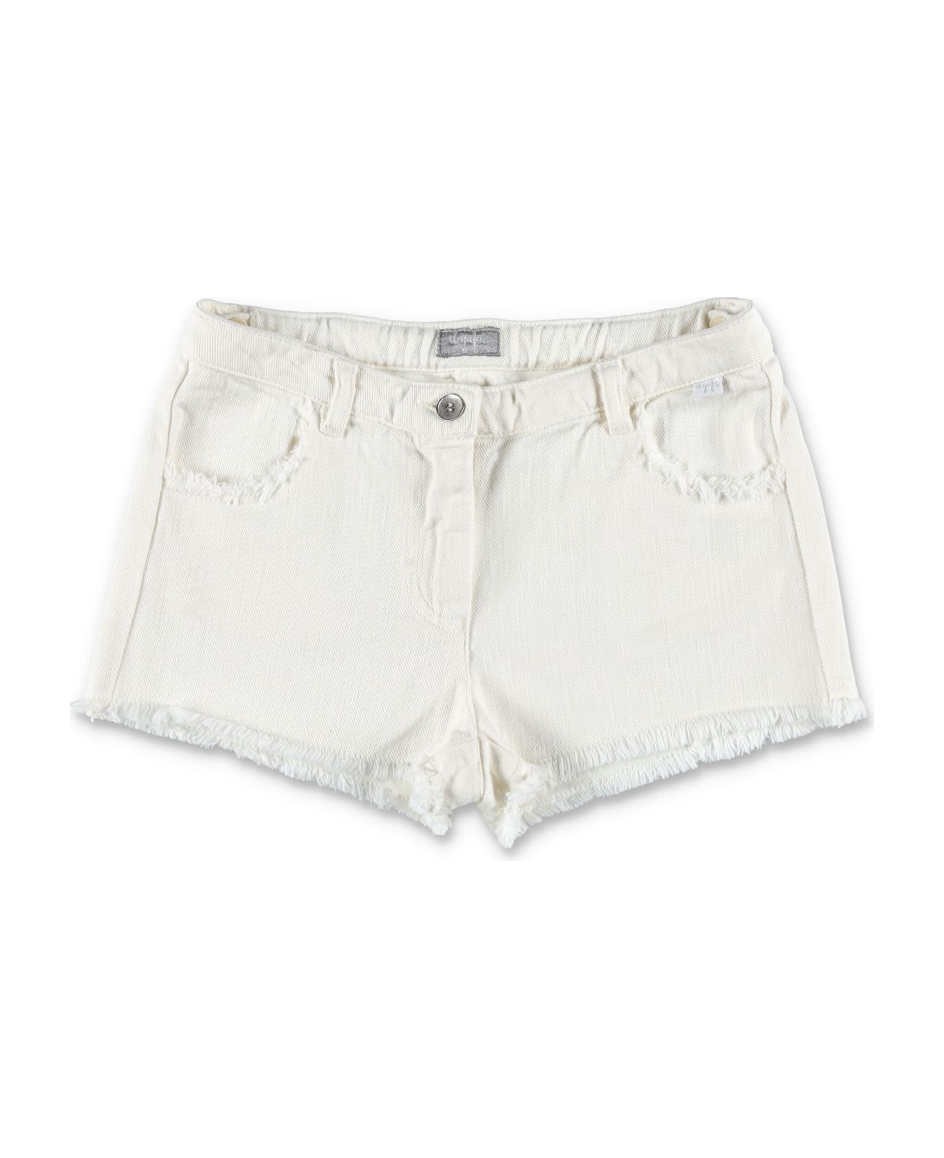 Il Gufo Denim Shorts - WHITE