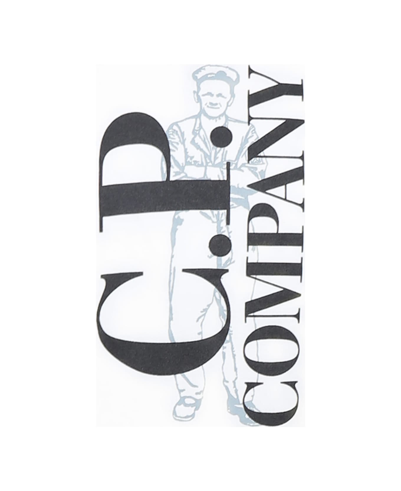 C.P. Company Undersixteen White T-shirt For Boy With Logo - White