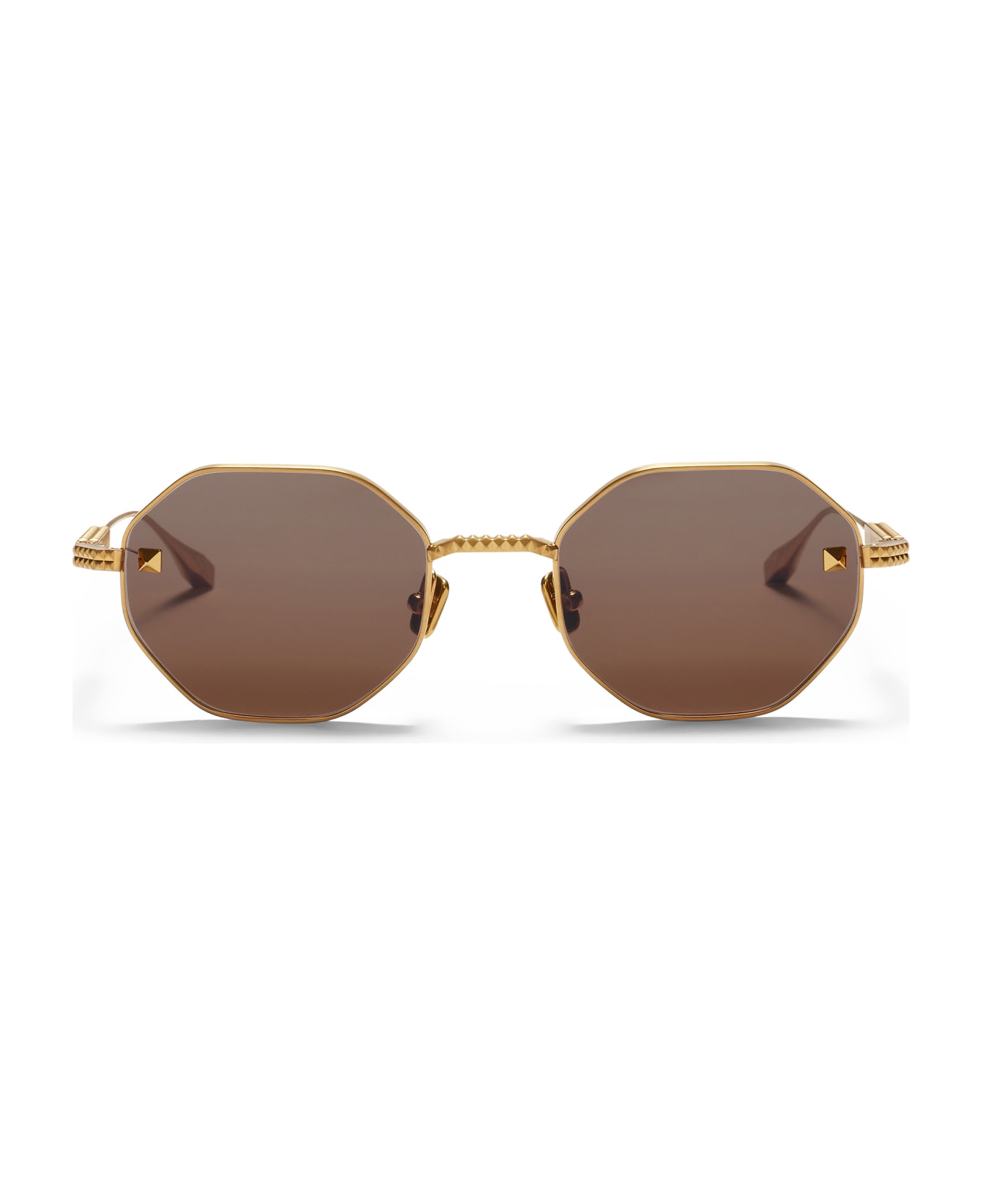 Valentino Eyewear V-stud - Gold Sunglasses - Gold