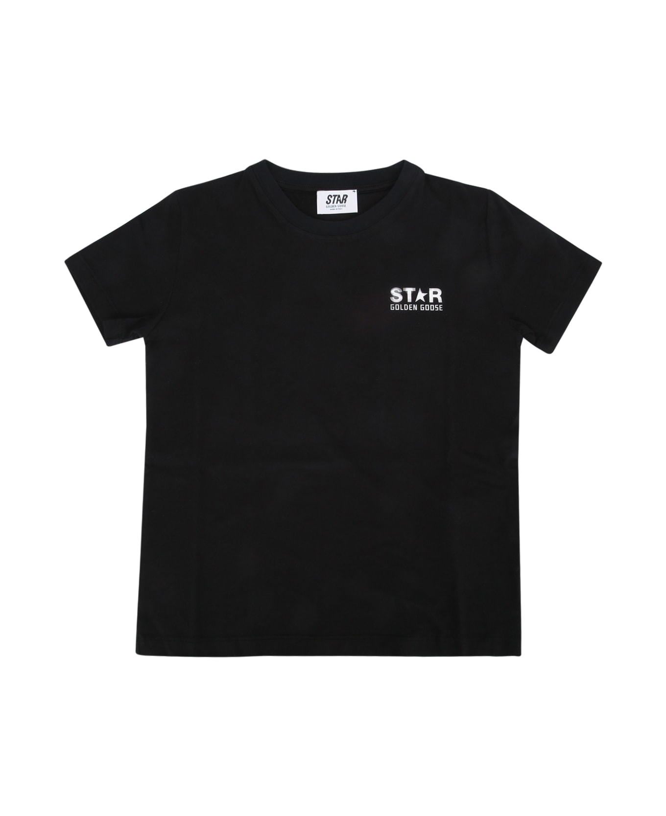 Golden Goose Star/ Boy's T-shirt S/s L - BLACKWHITE