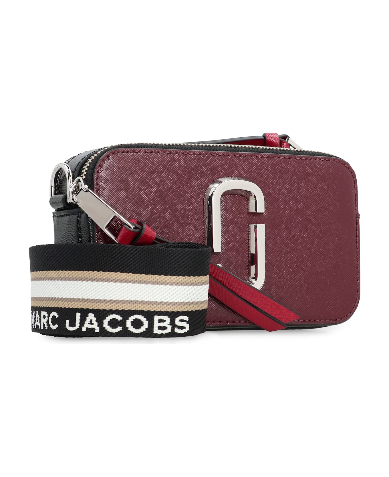 Marc Jacobs The Snapshot Leather Camera Bag - Red-purple or grape