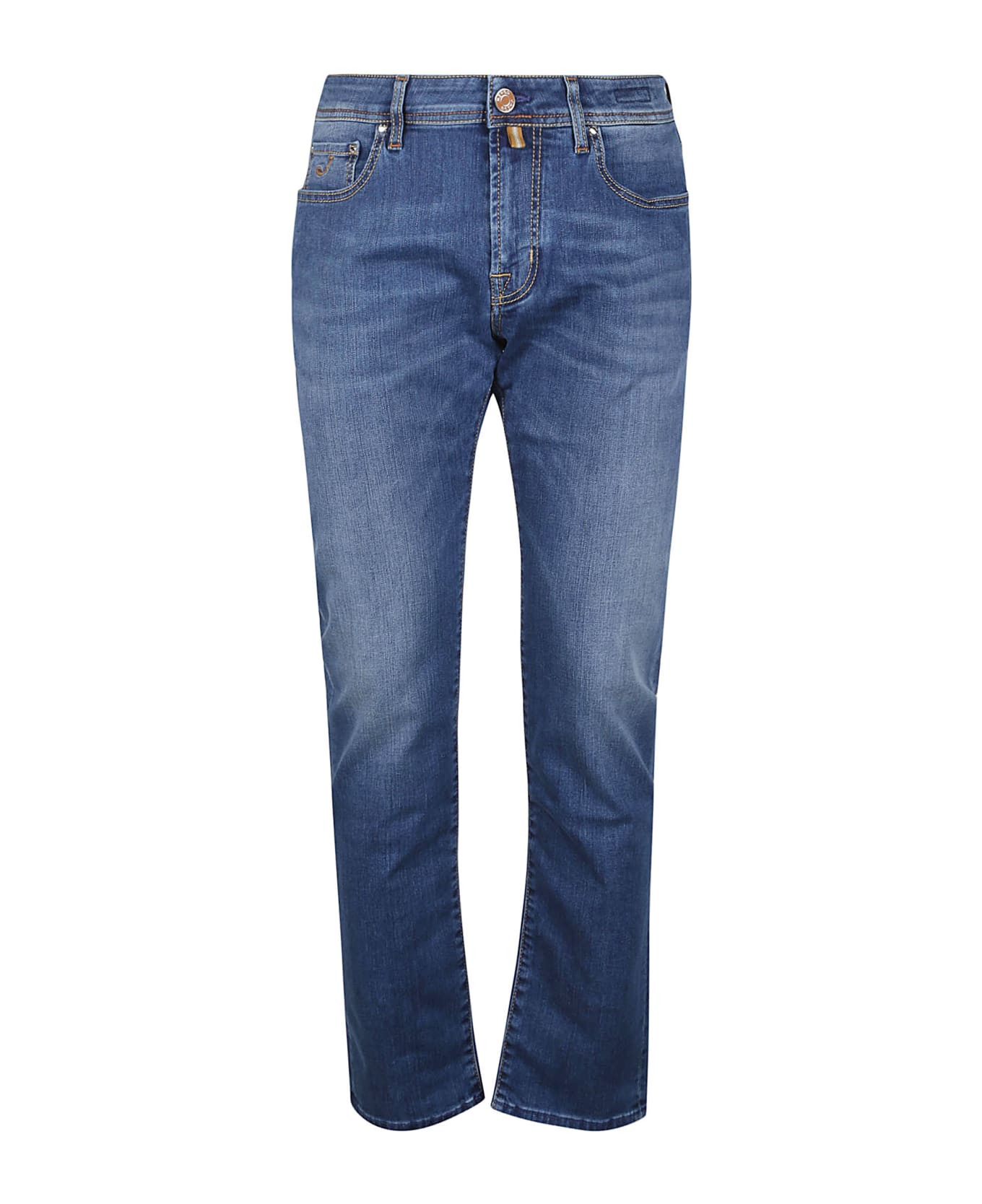 Jacob Cohen 5 Pocket Jeans Slim Fit Bard Fast - D Blu ボトムス