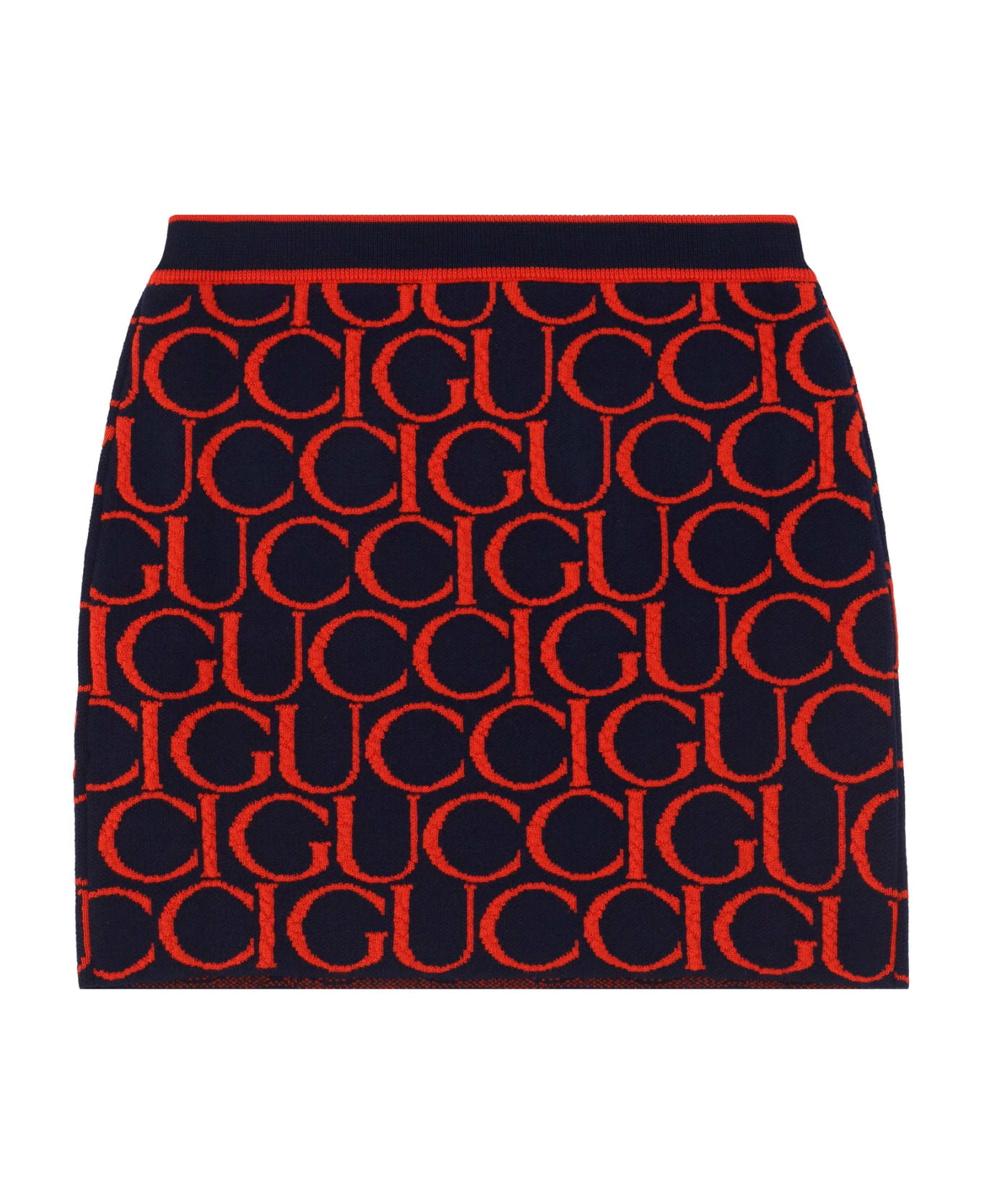 Gucci Skirt For Girl - Red/blue