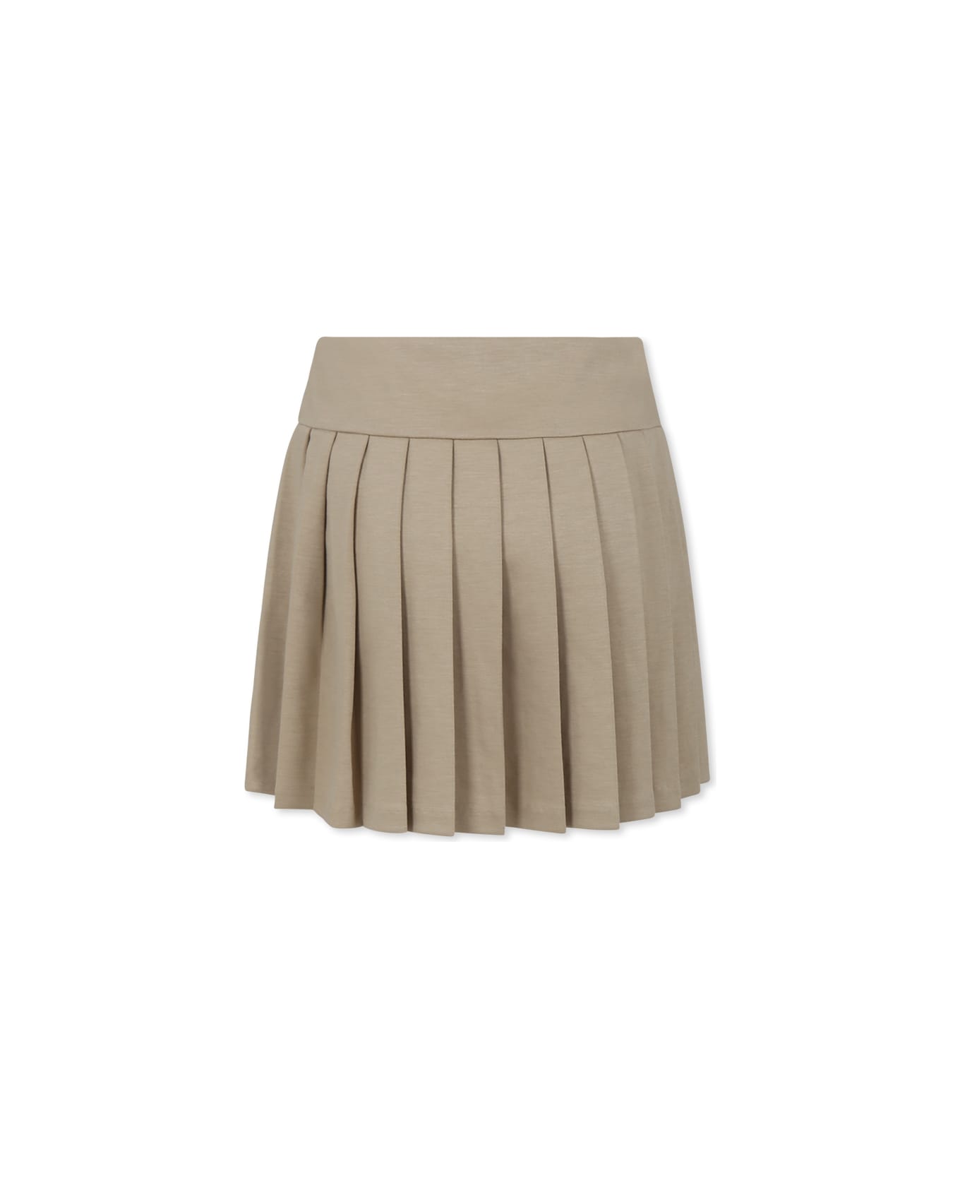 Ralph Lauren Beige Skirt For Girl With Horse - Beige