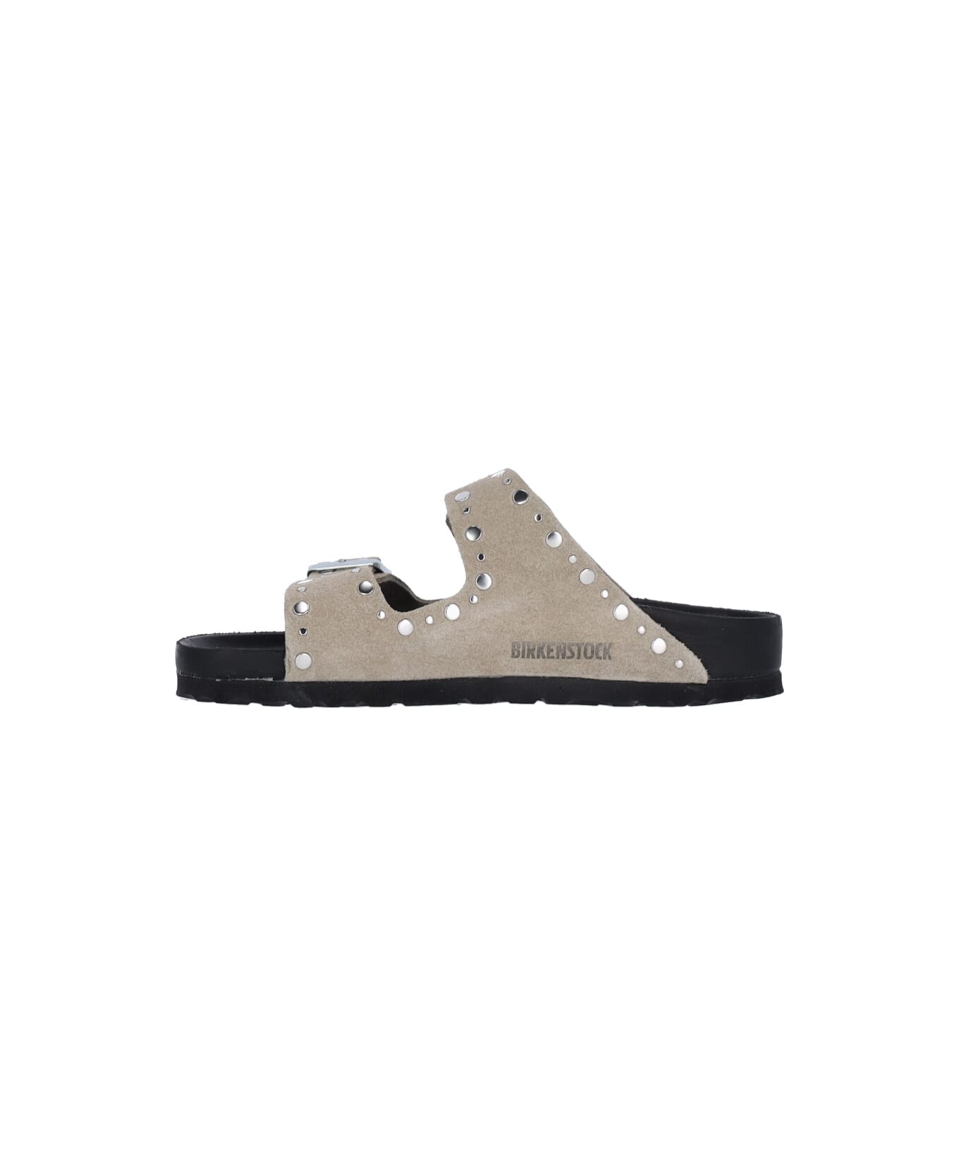 Birkenstock "arizona Rivet" Studs Sandals - Taupe