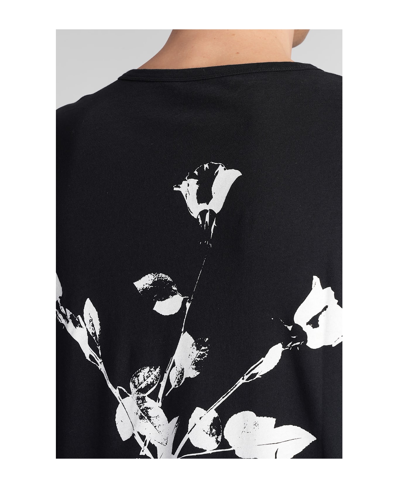 Ann Demeulemeester Dieter T-shirt In Black Cotton - black