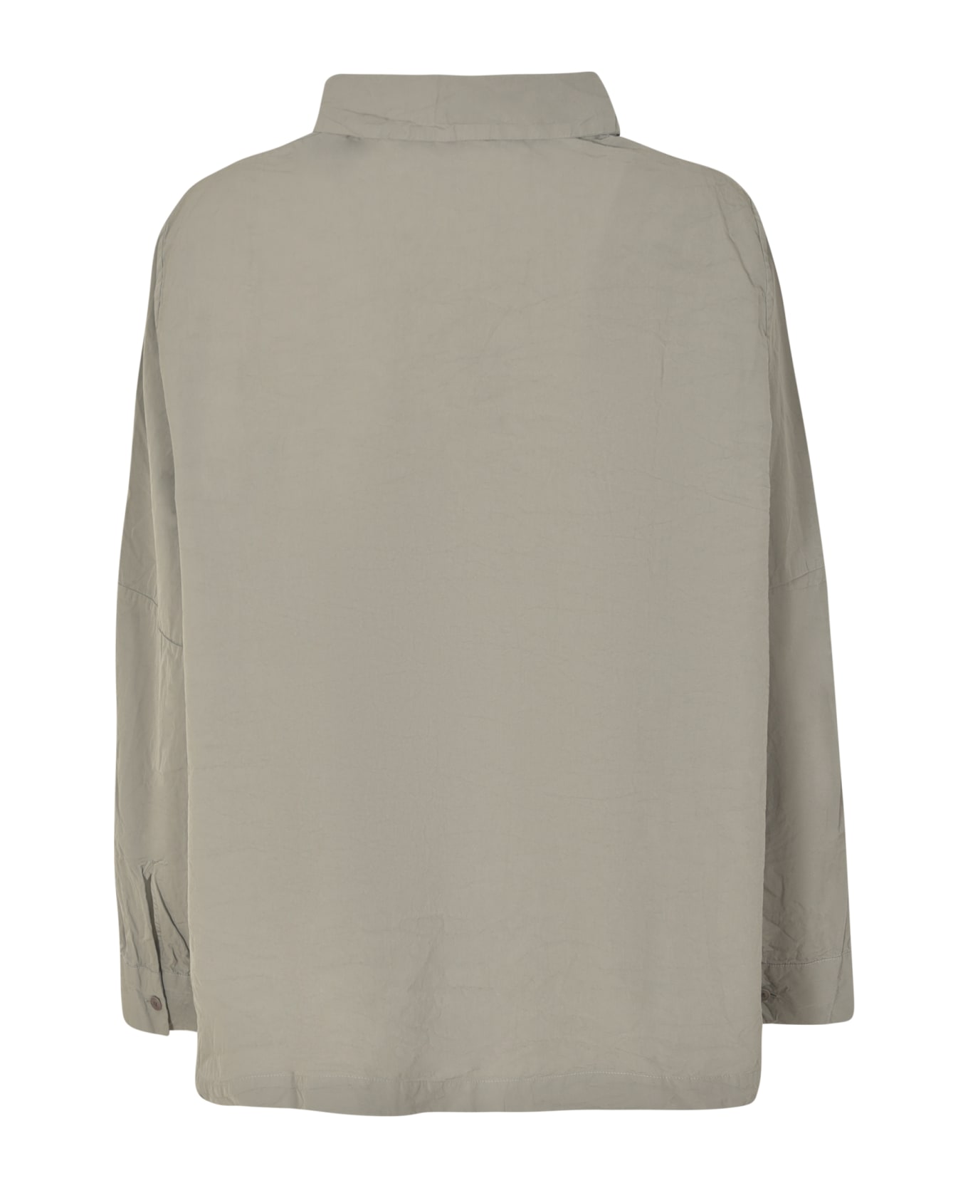 Casey Casey Regular Plain Shirt - Light Gray