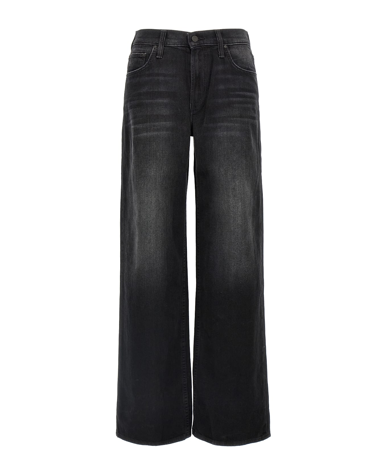 Mother 
the Spinner Zip Sneak
 Jeans - Black  