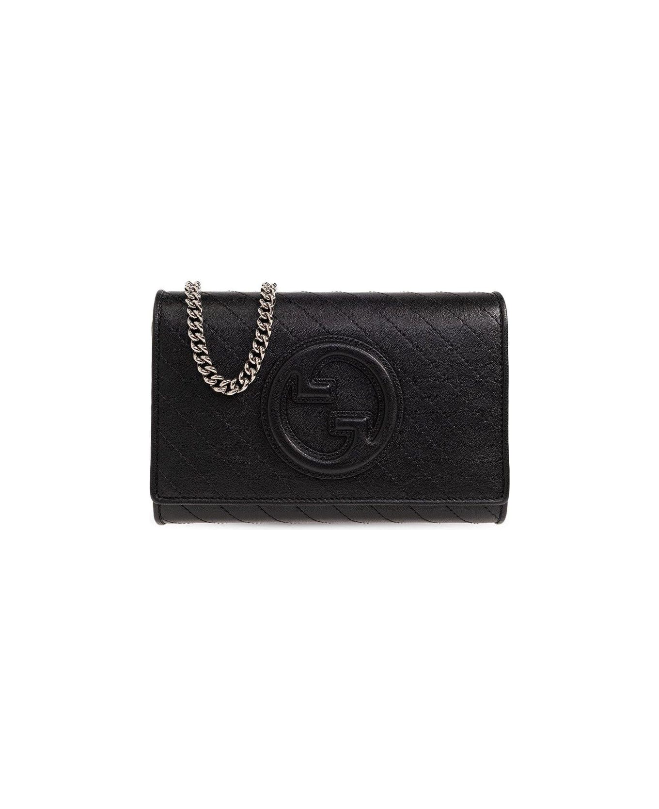 Gucci Blondie Wallet On Chain - Nero 財布
