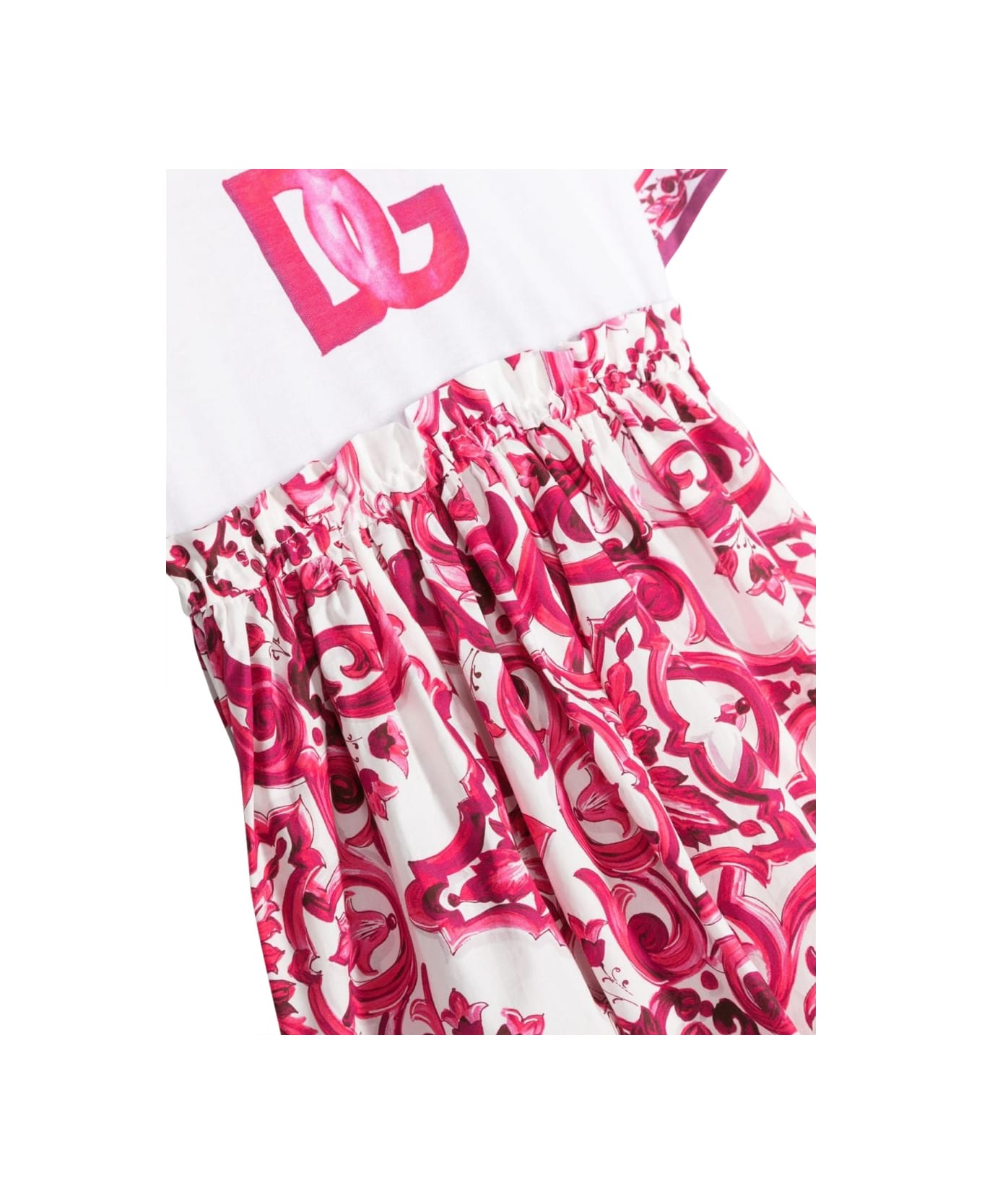 Dolce & Gabbana Mc Majolica Dress And Logo - MULTICOLOUR ワンピース＆ドレス