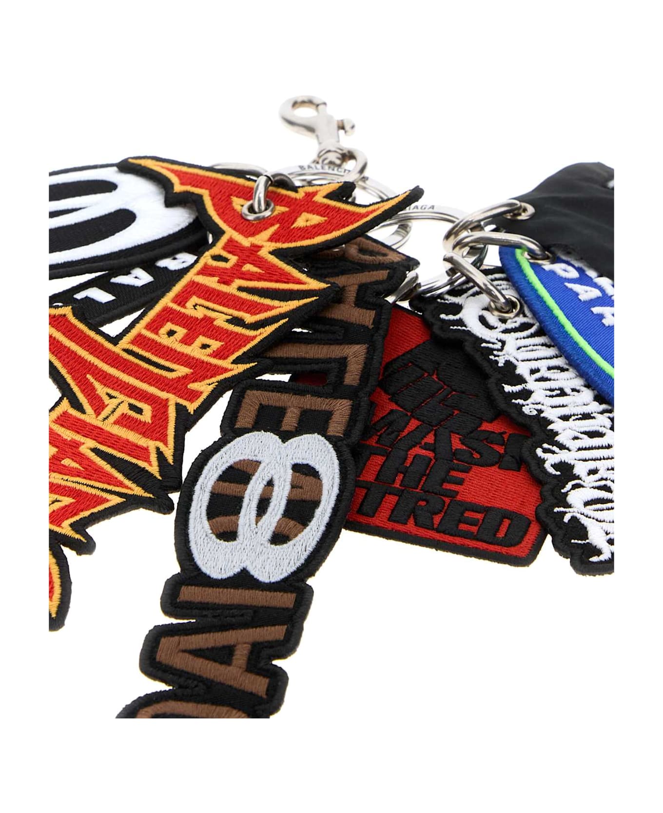 Balenciaga Multicolor Fabric Keyring - MULTICOLOUR